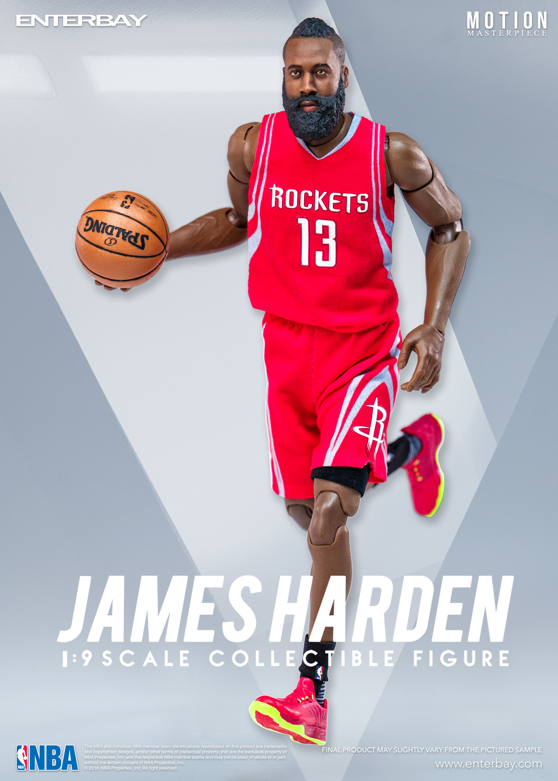 19 Motion Master Pieces James Harden by ENTERBAY Official which invites you to experience