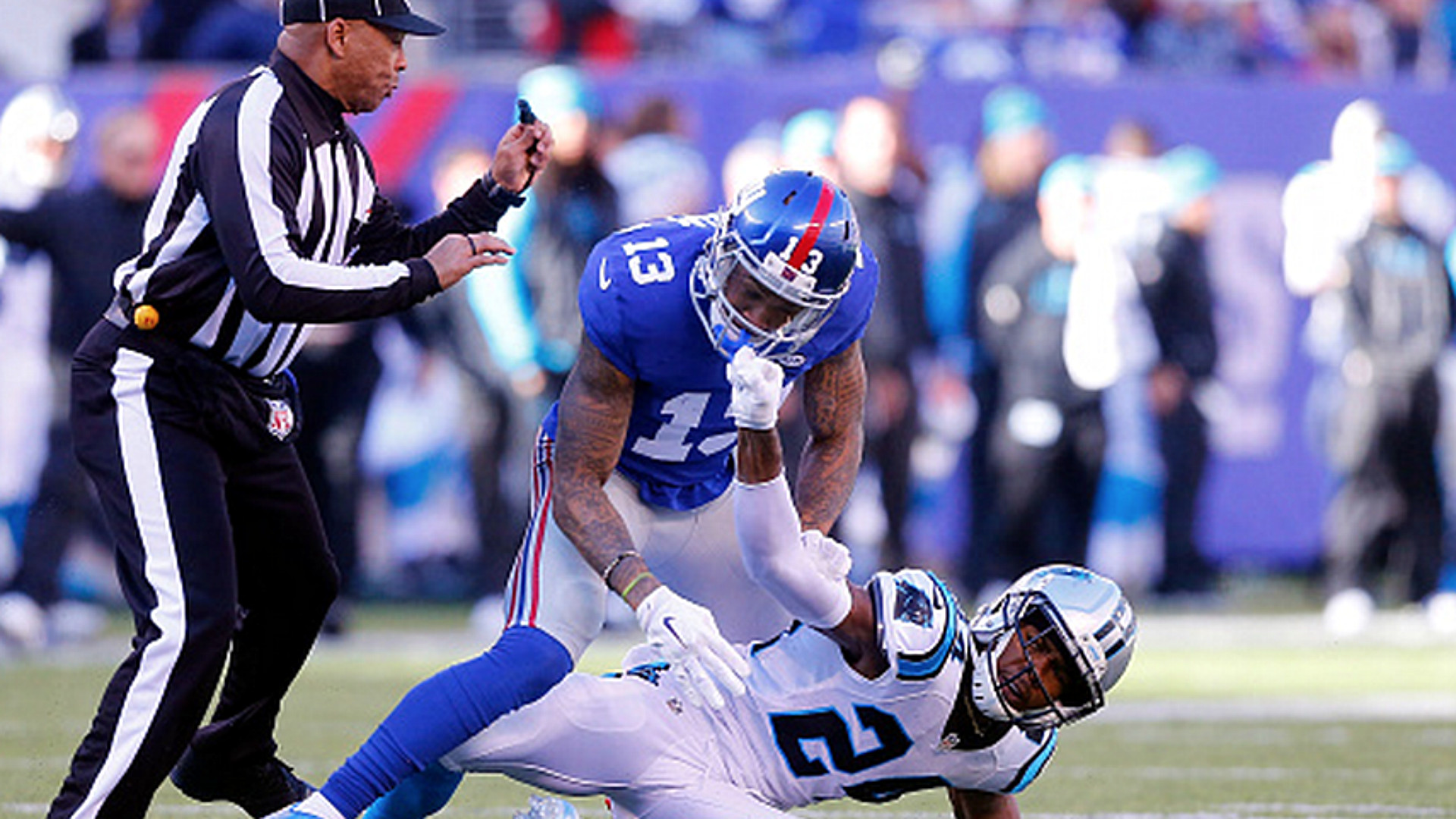 Josh Norman Odell Beckham Jr. is relevant because of a catch NFL Sporting News