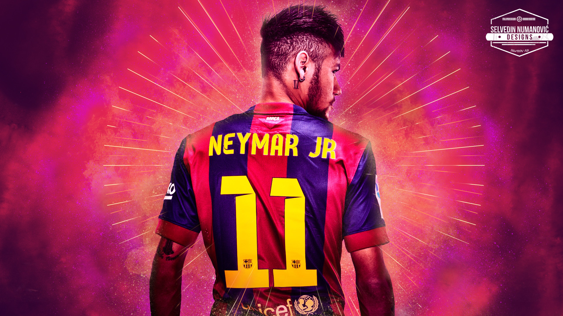 Neymar Jr. HD wallpaper 2015 by SelvedinFCB