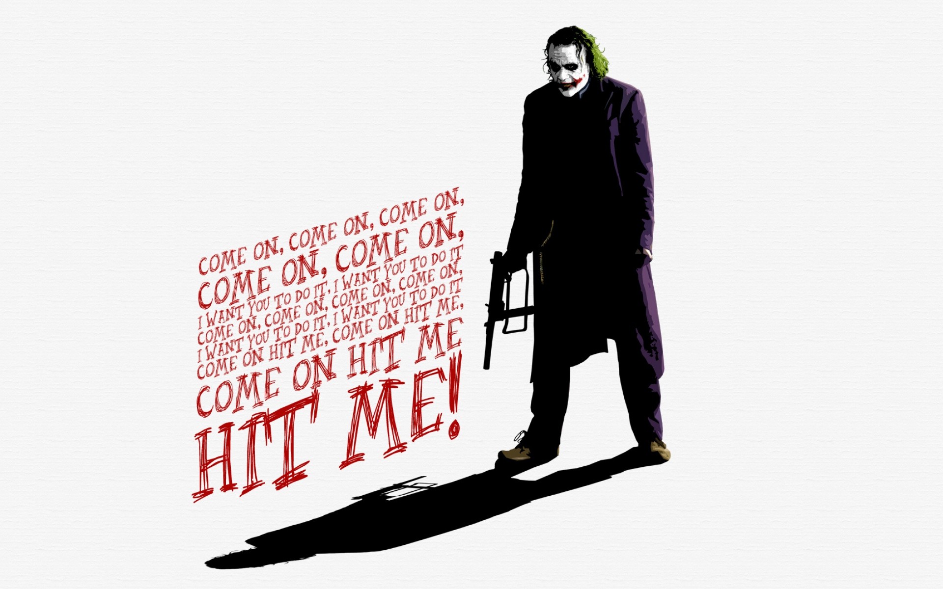 Preview wallpaper heath ledger, joker, the dark knight 1920×1200