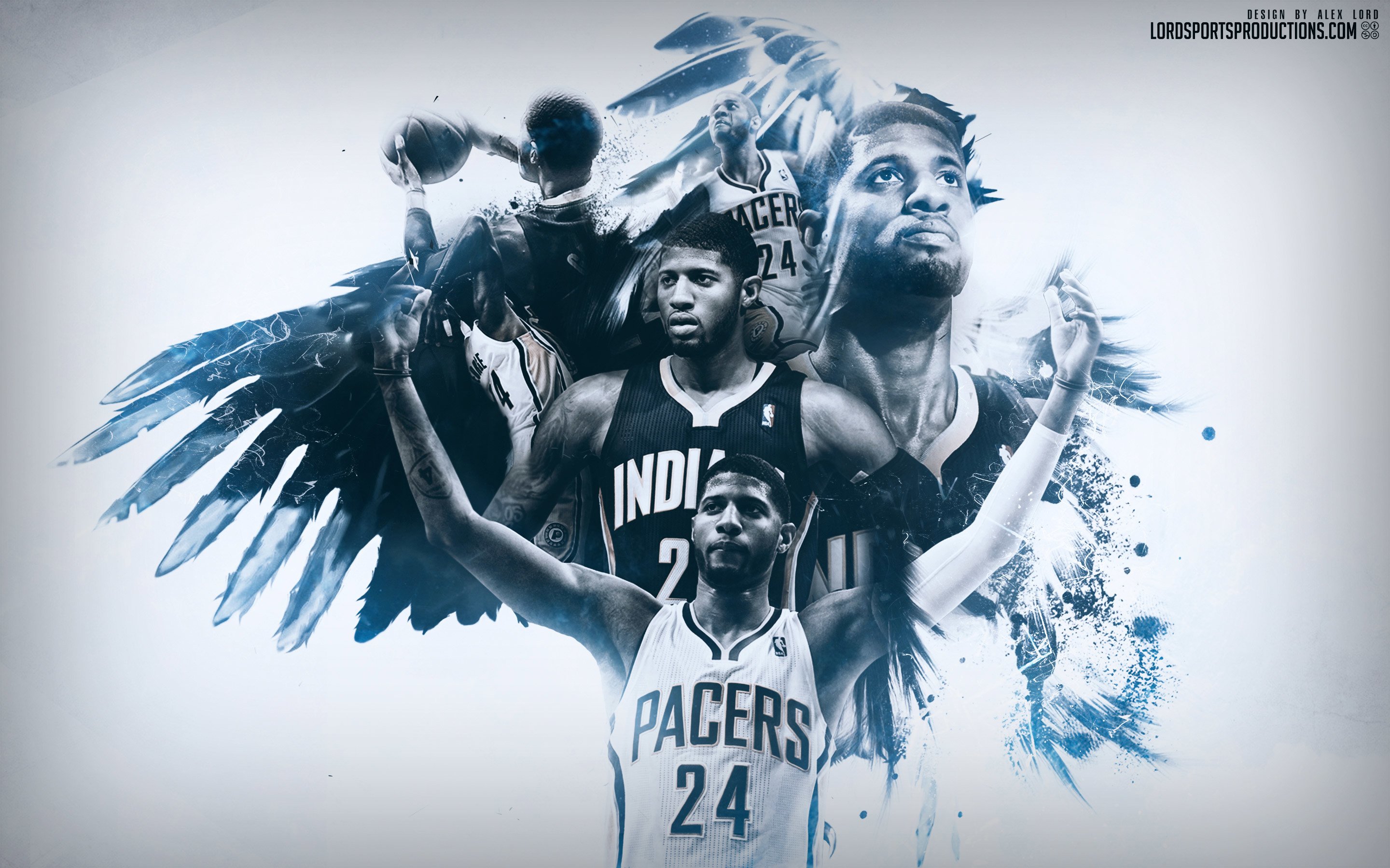 Paul George Indiana Pacers 2015 2016 Wallpaper