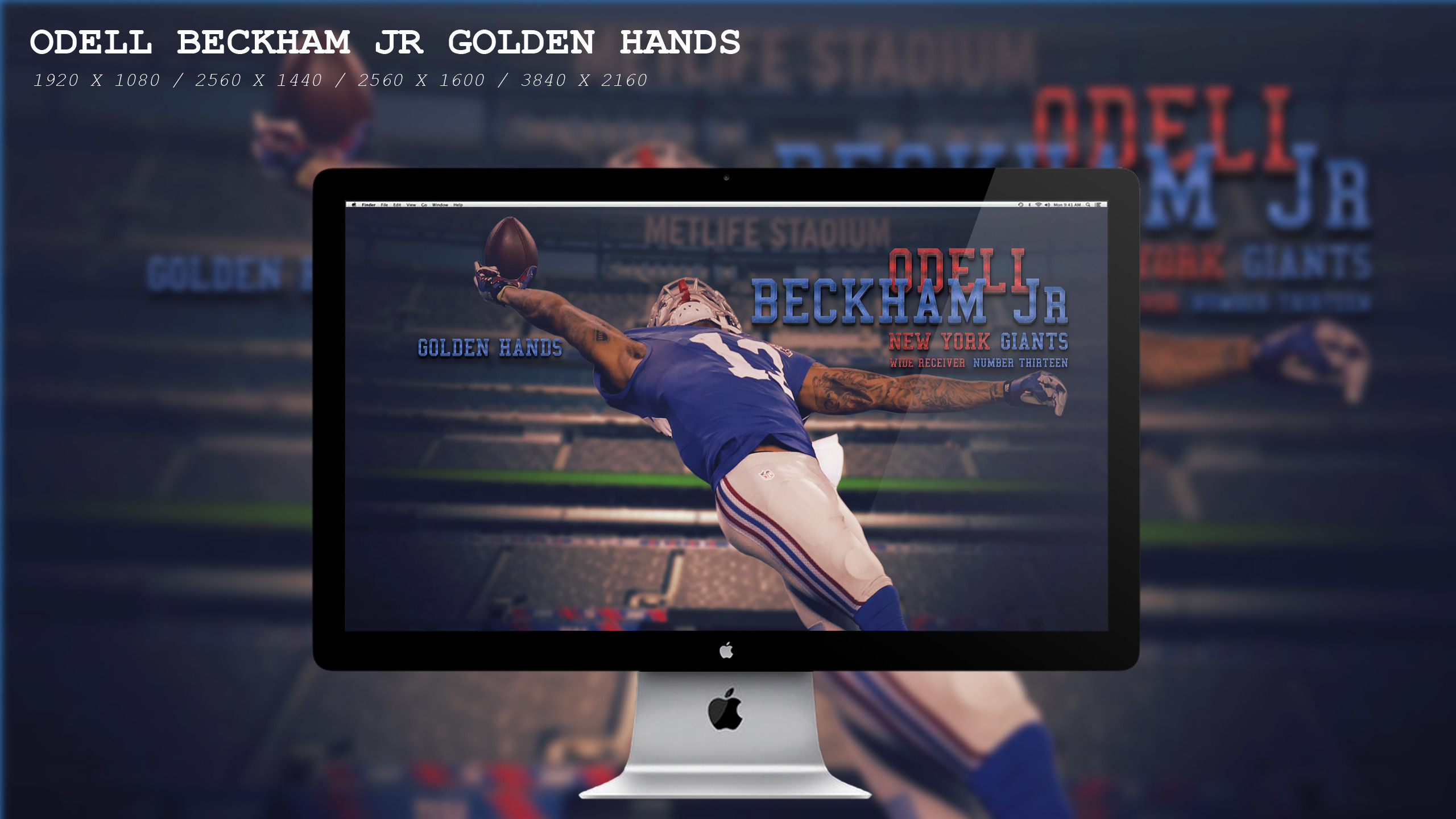 Odell Beckham Jr Golden Hands Wallpaper HD by BeAware8 on DeviantArt