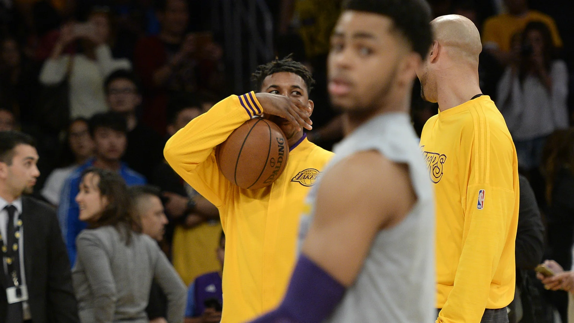 Lakers Nick Young decides he finally maybe can forgive DAngelo Russell NBA Sporting News