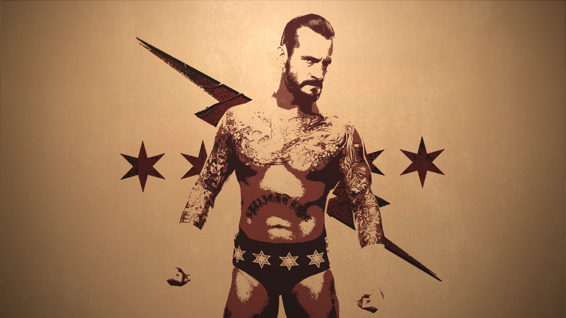 CM Punk – Best in the World V2 by TheAwmgFox