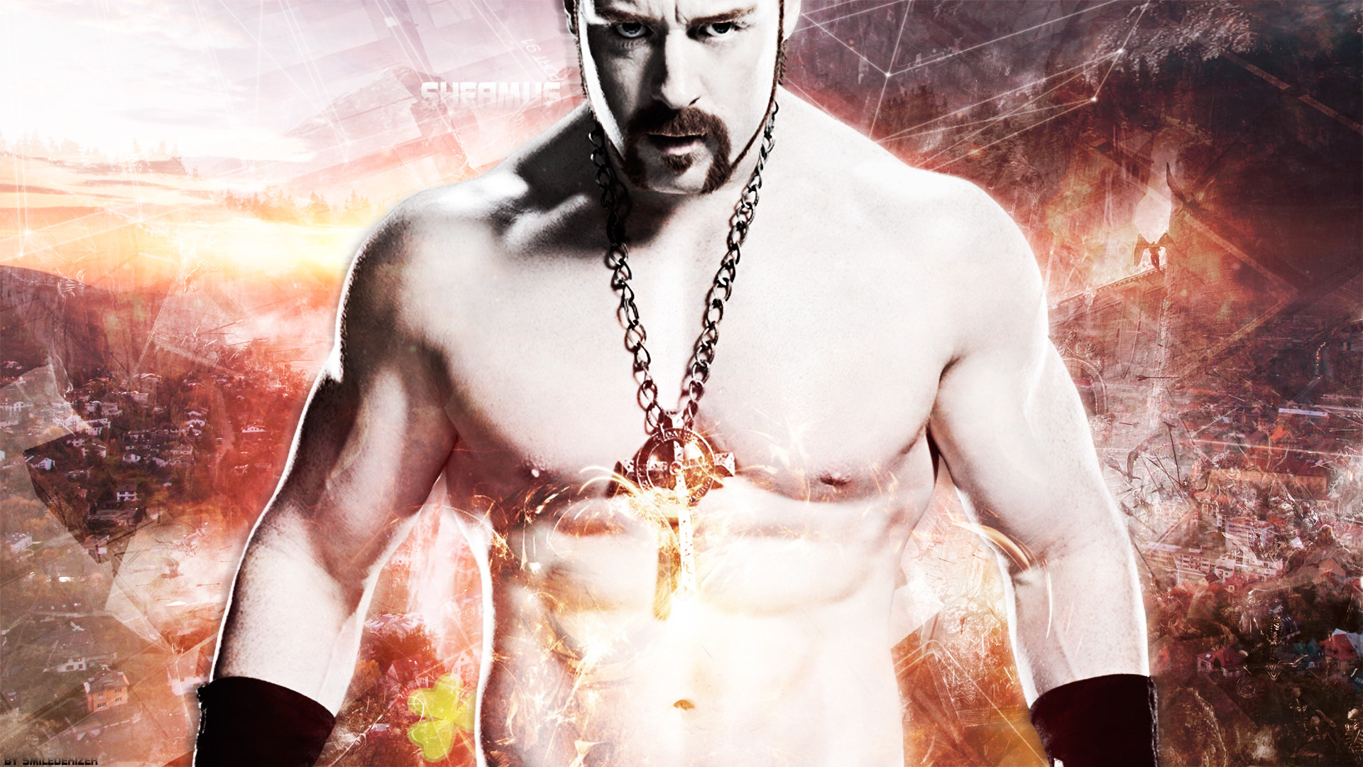 New wwe sheamus 2015 hd wallpaper by smiledexizer fan art wallpaper