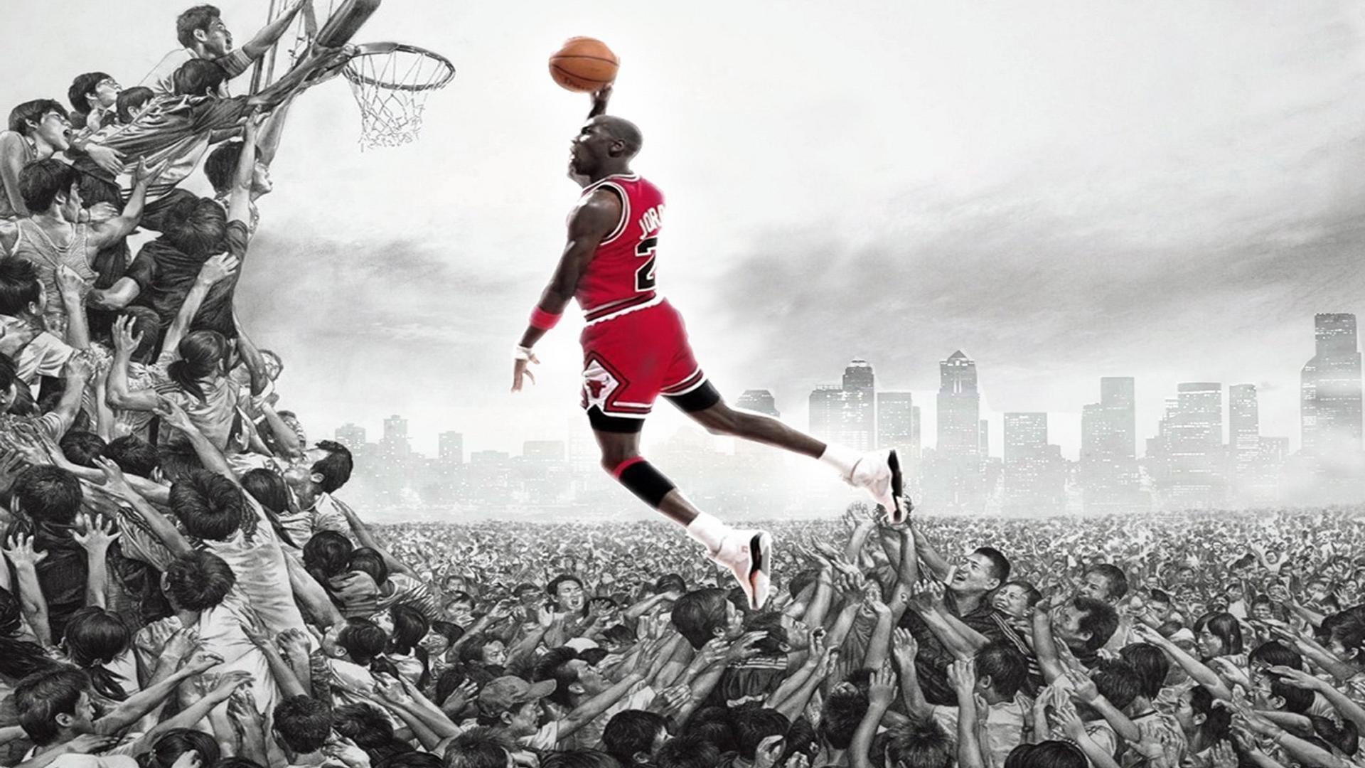 Michael Jordan Dunk Wallpaper | fourwallsonly.com