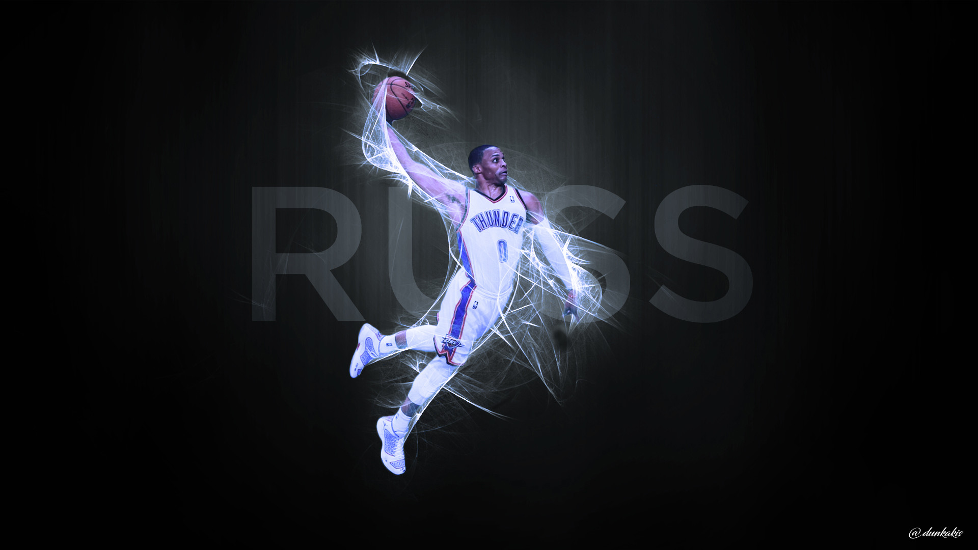 … NBA – Russell Westbrook – Wallpaper by dunkakis