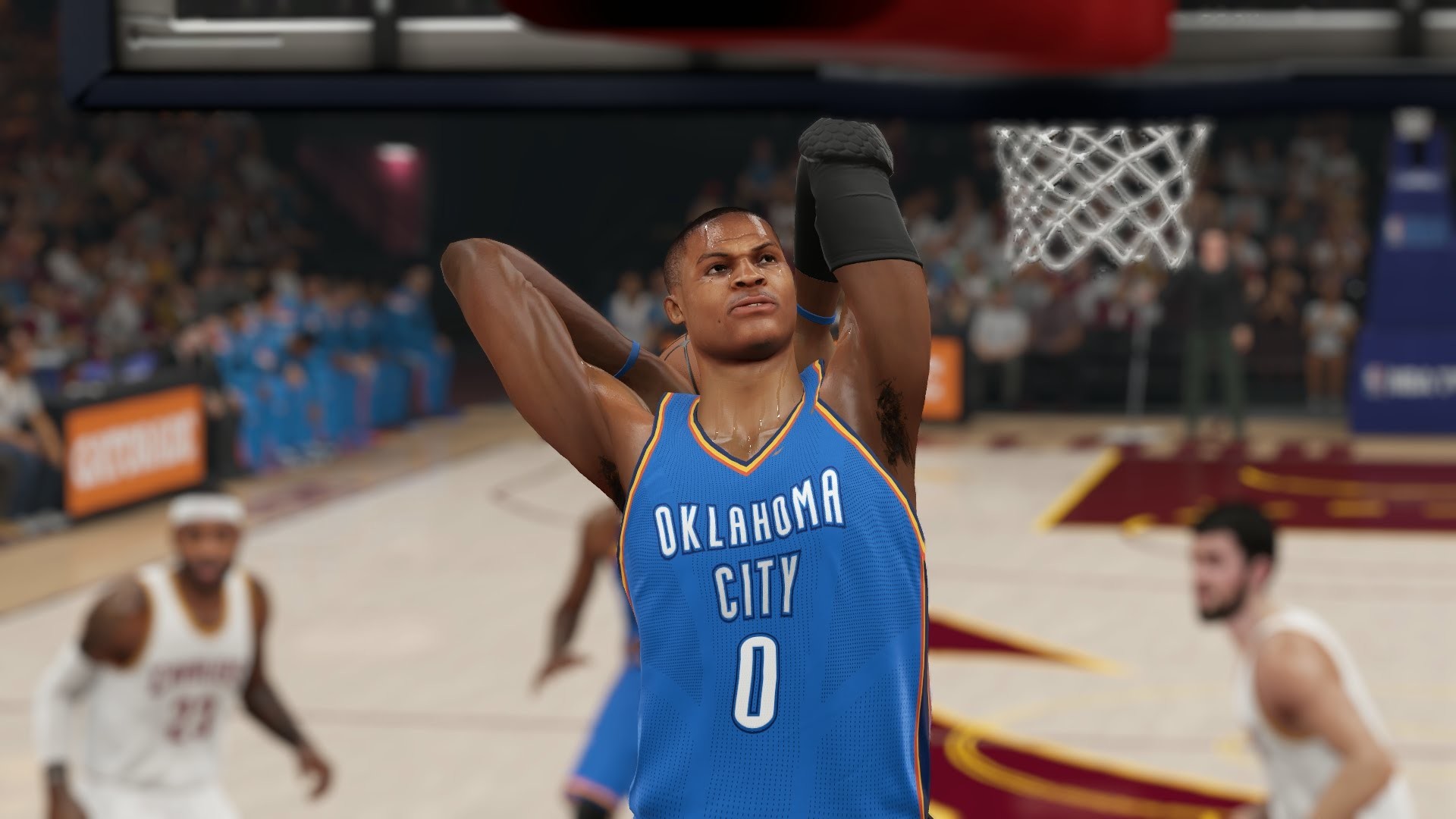 Russell Westbrook Crossover & CRAZY DUNK! [NBA 2K15]