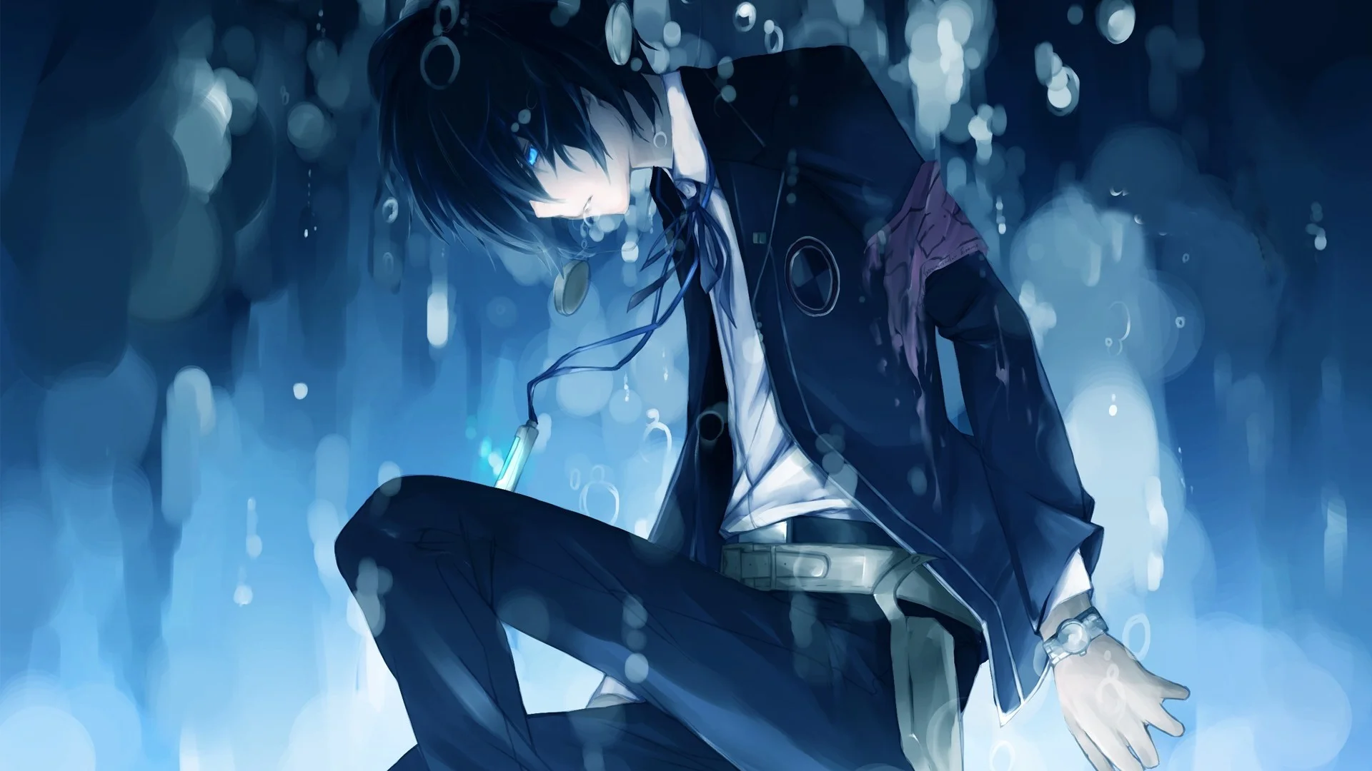 Emo wallpaper.I love this one 3 Drowning,anime boys
