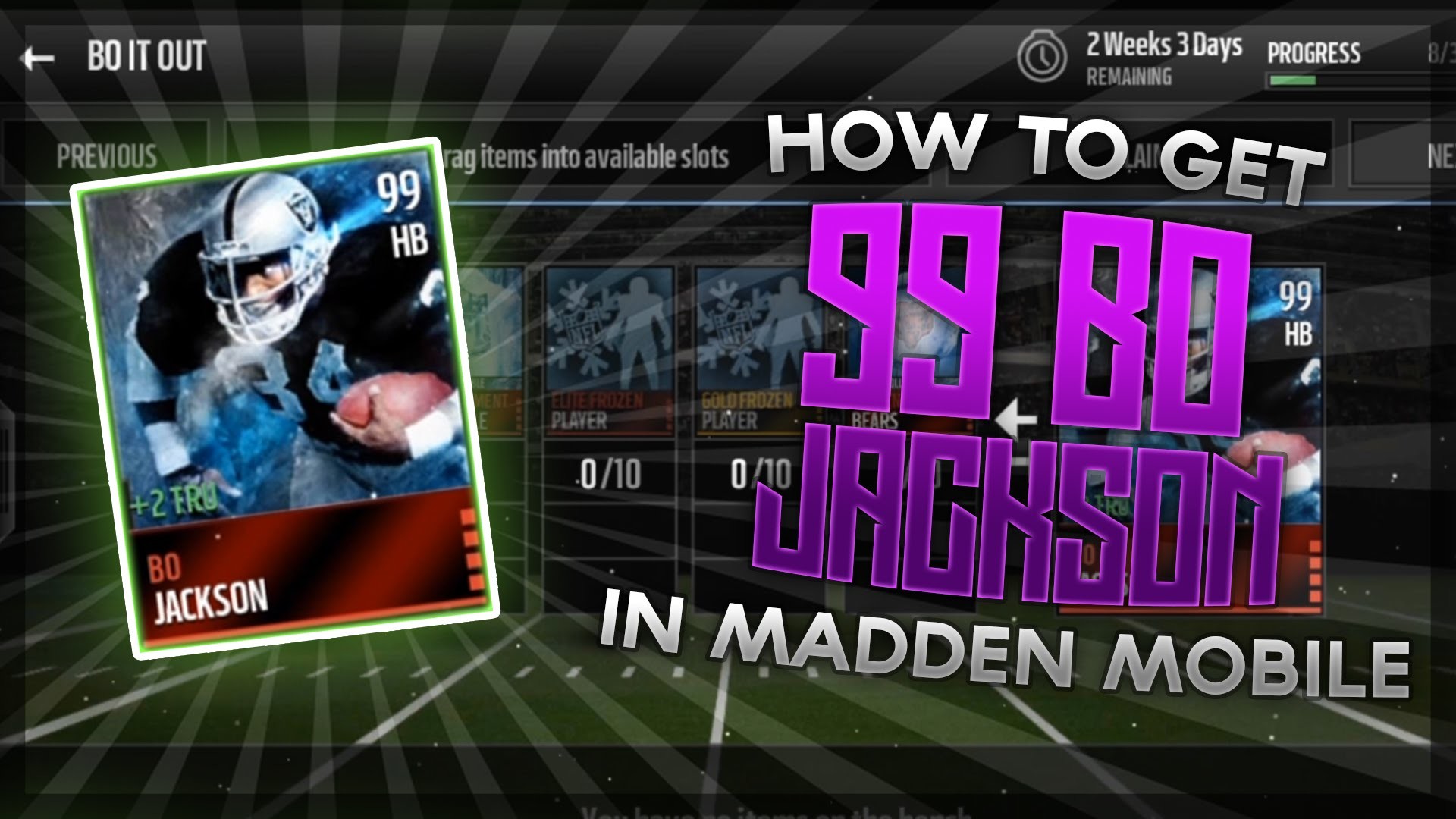 Madden Mobile 16 – HOW TO GET THE NEW 99 BO JACKSON Tips Tricks on how to get him – YouTube
