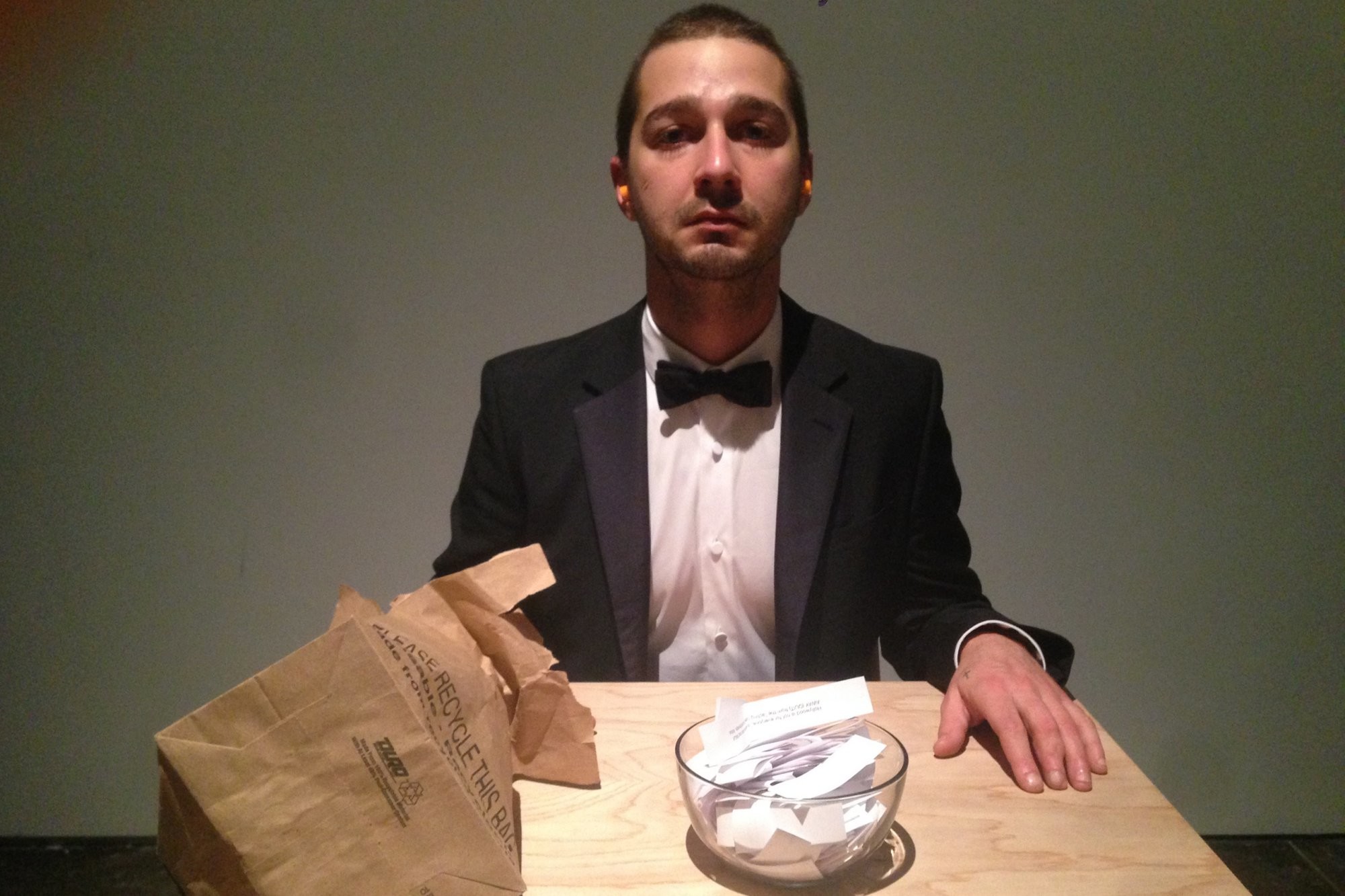 I Watched Shia LaBeouf Cry at His Weird LA Art Project #IAMSORRY – The Daily