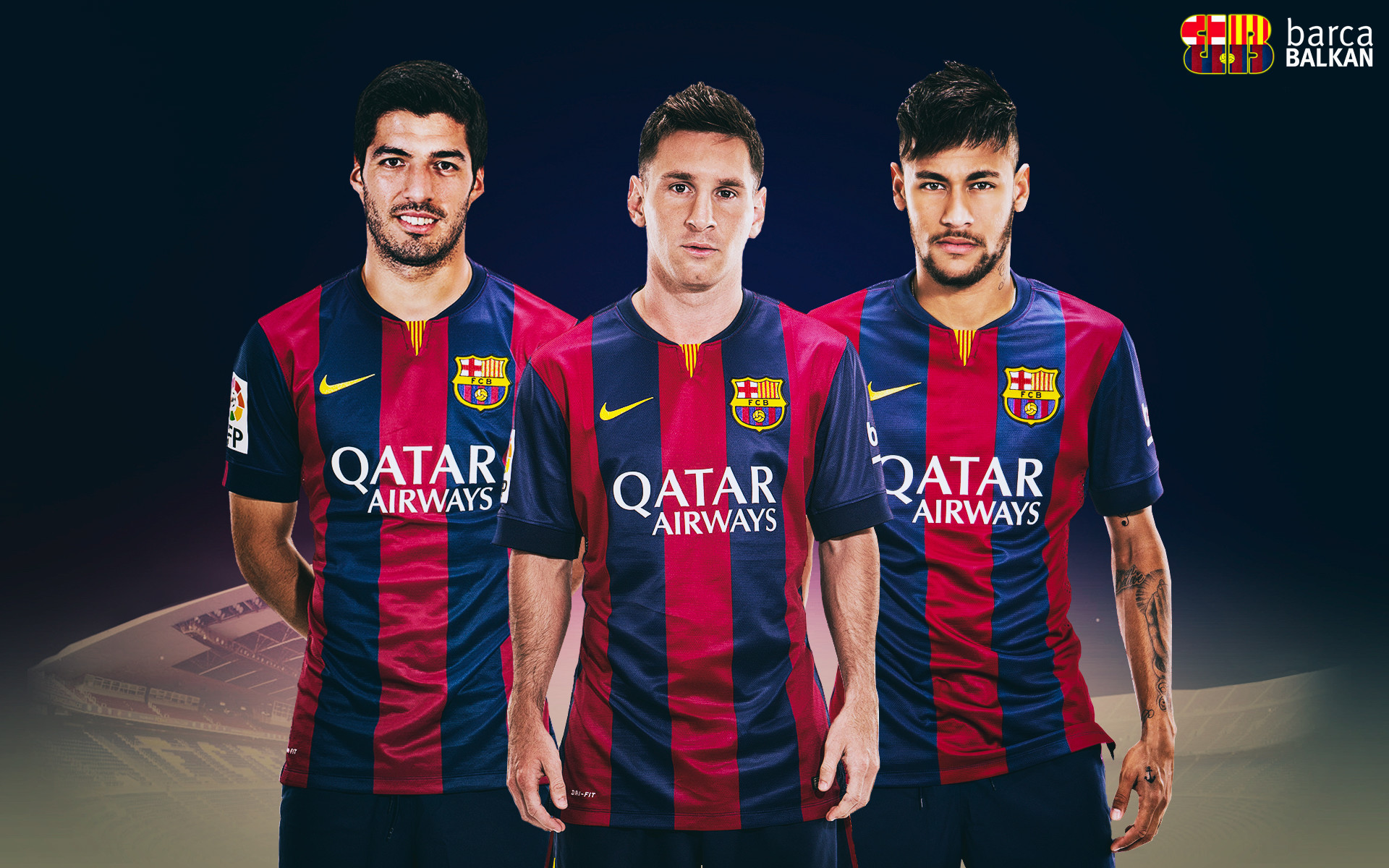 Suarez Messi Neymar – HD wallpaper 2015 by SelvedinFCB on DeviantArt