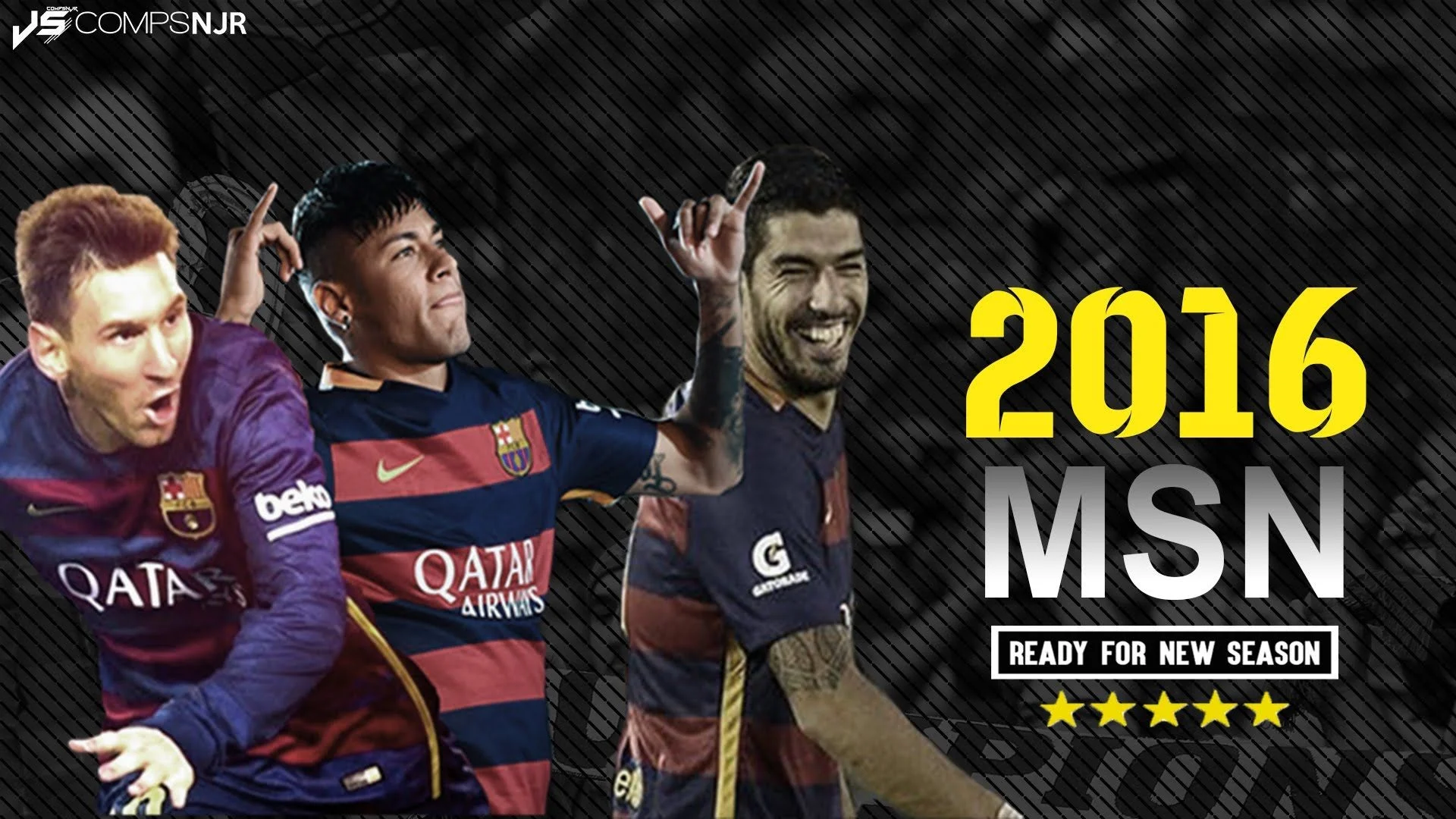 Messi, Suarez Neymar Ready for 2015 / 2016 Season