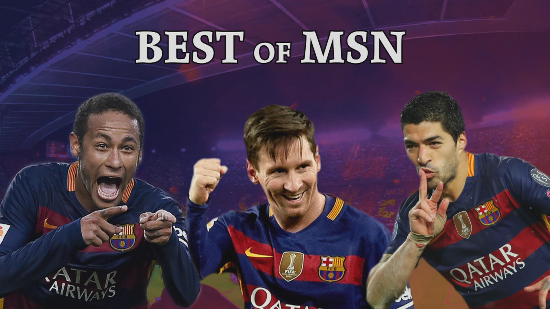 Watch the best of Barcelonas potent strike force Lionel Messi, Luis Suarez and Neymar
