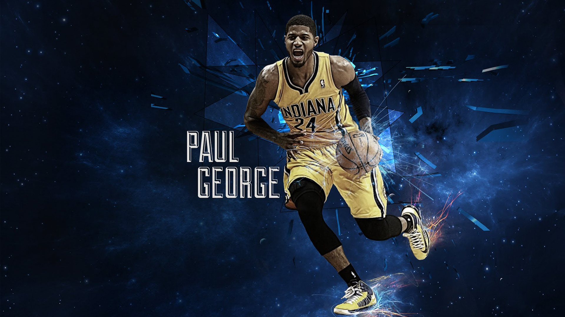 Paul George Indiana Pacers NBA Players HD Wallpaper Free.