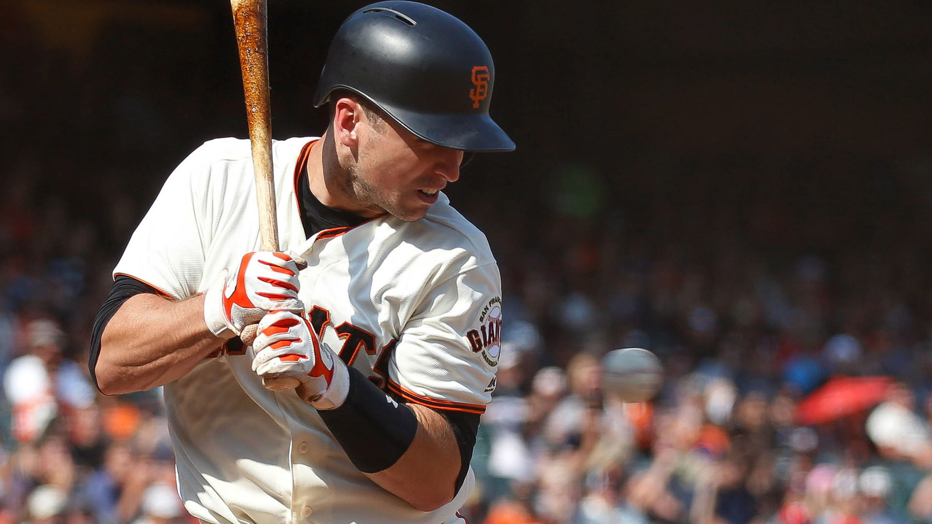 Giants lineup buster posey out hunter pence back in for opener