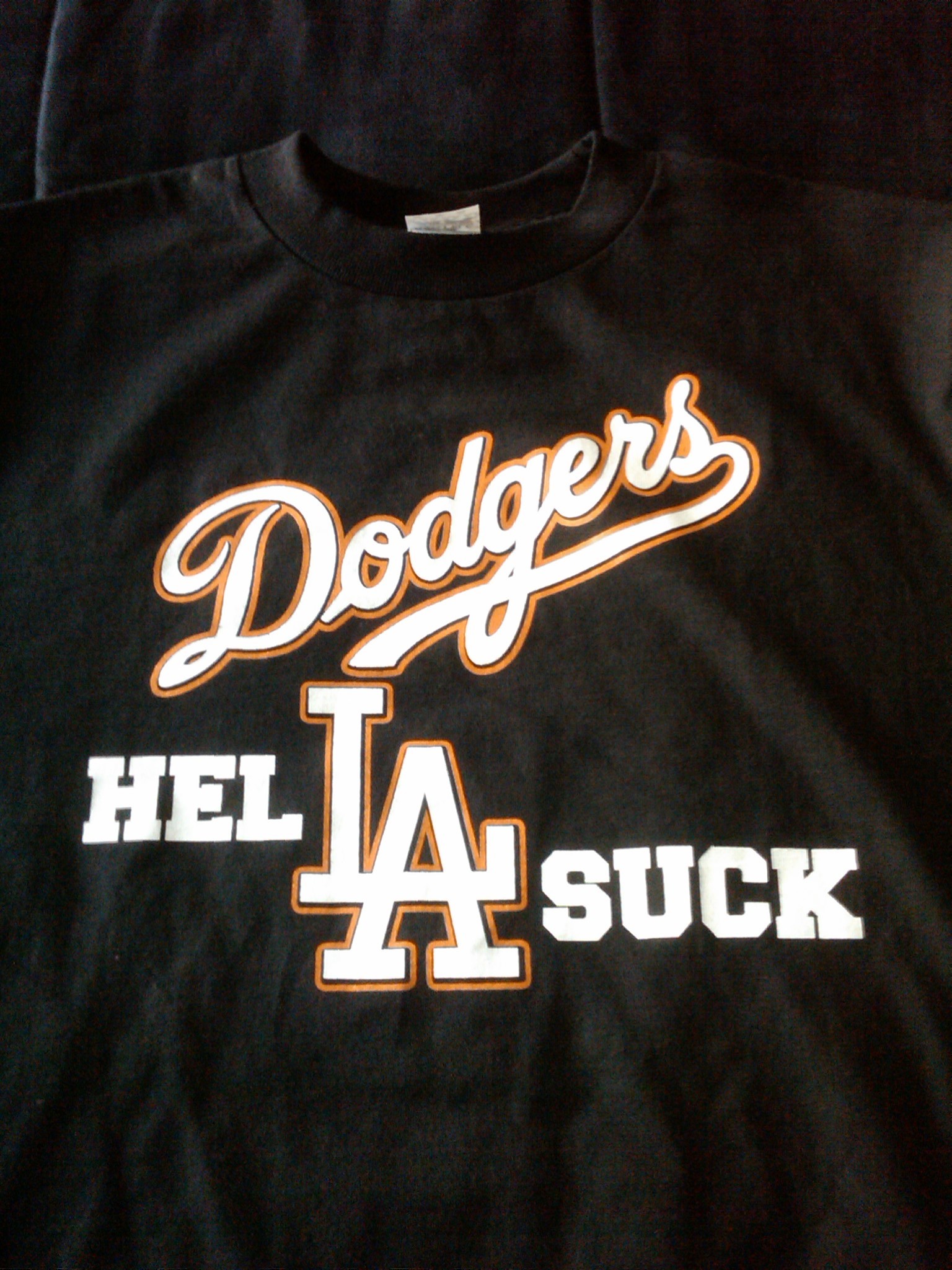 Dodgers helLA suck t shirt – HeroicsClothing.com – Haight / Asbury San Francisco