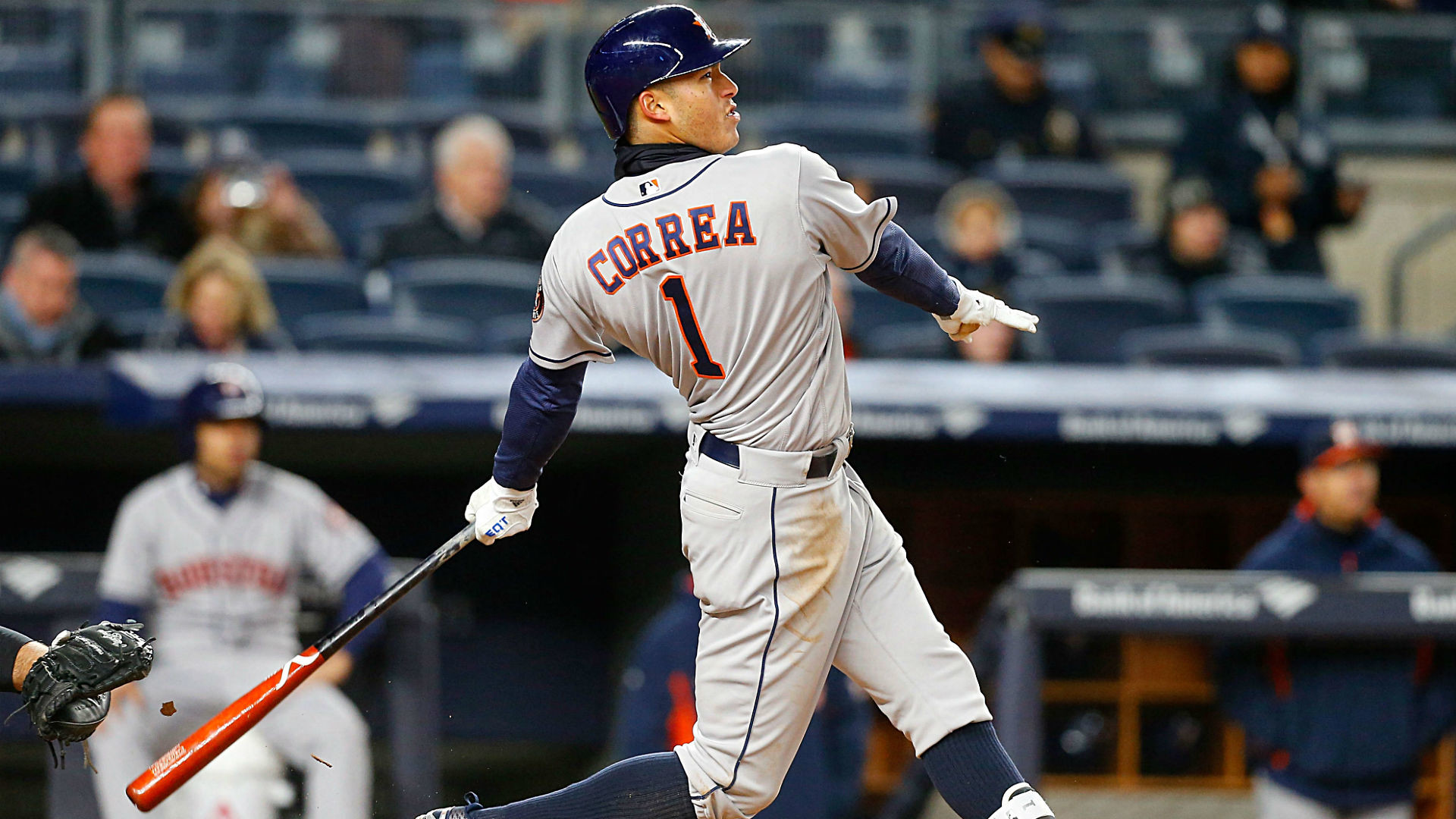 Carlos Correa crushes 462-foot home run at Yankee Stadium | MLB | Sporting  News