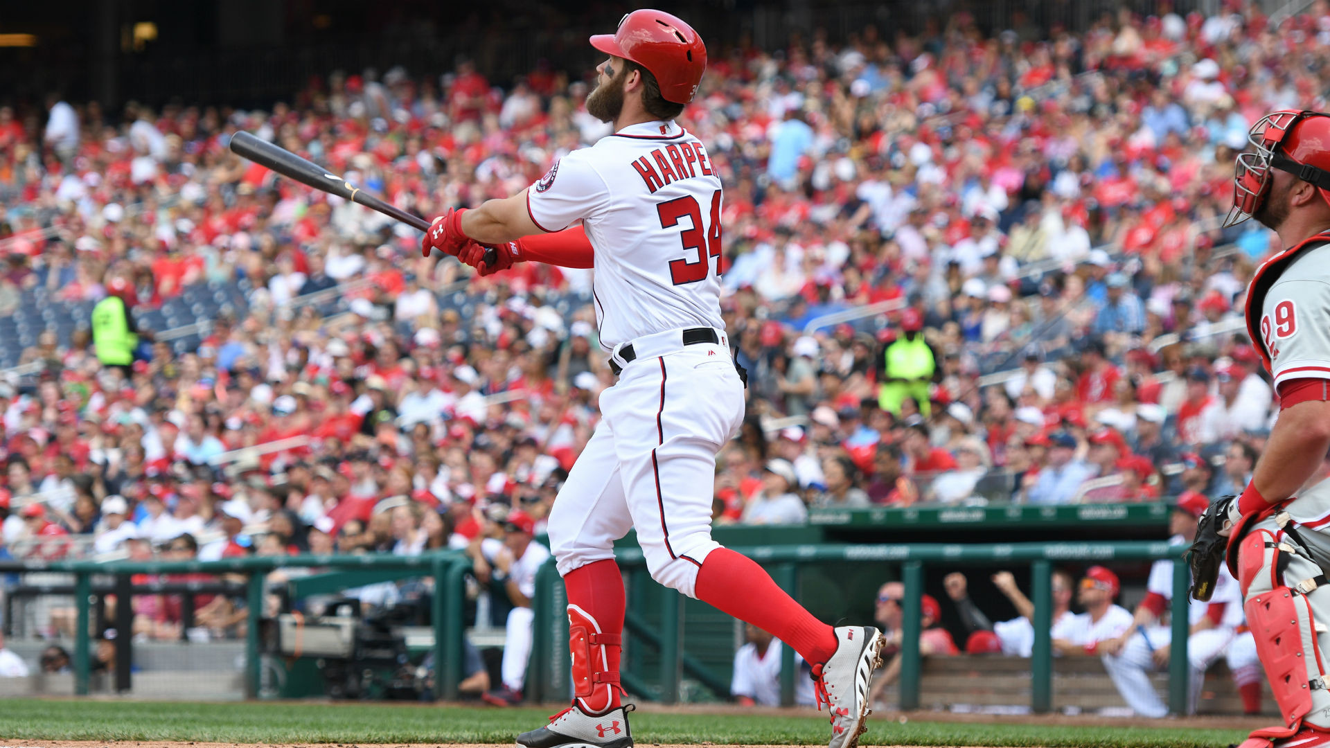 Bryce Harper crushes walkoff, three-run bomb to topple Phillies | MLB |  Sporting News