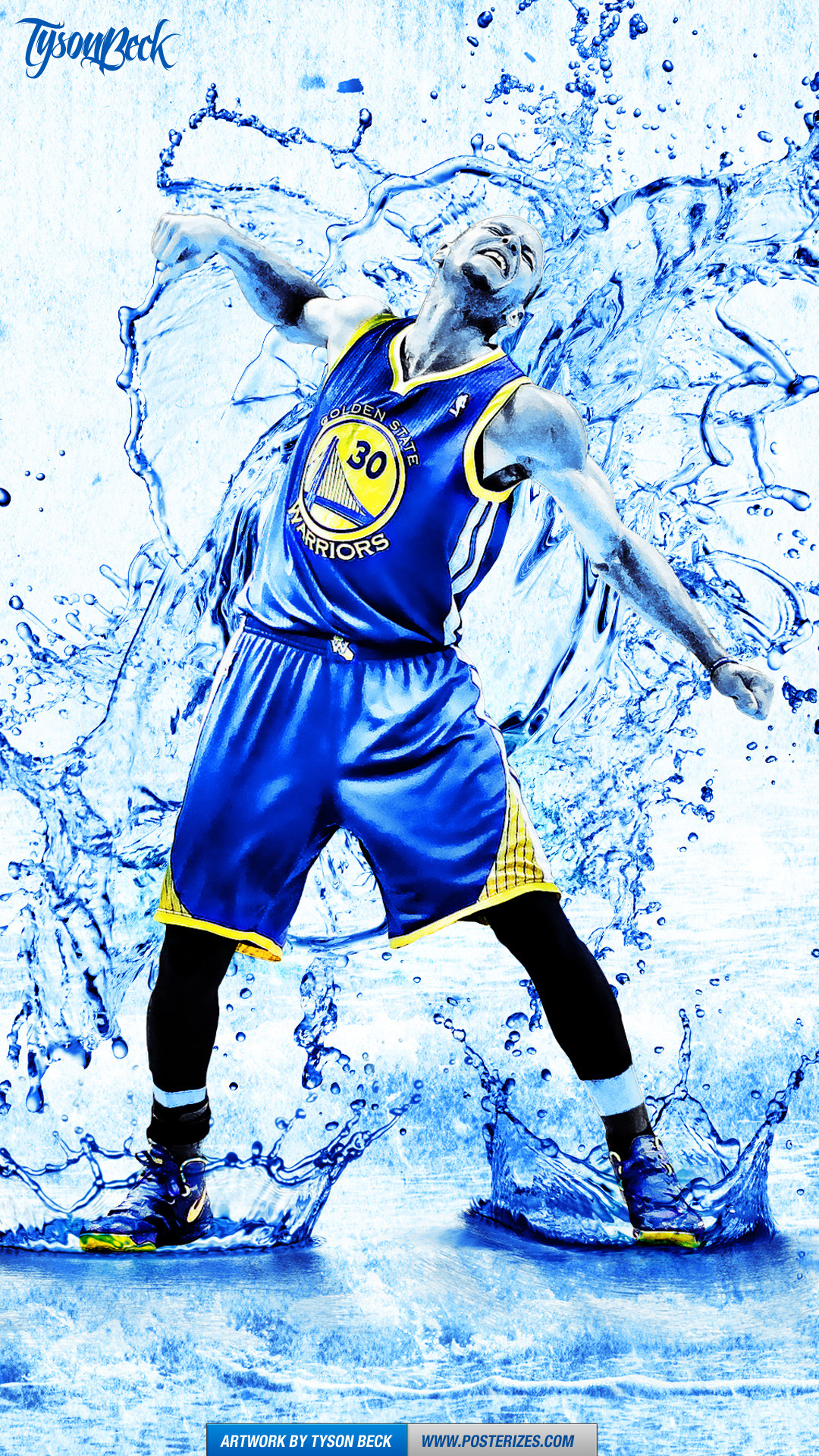 Stephen Curry Splash Wallpaper | The Art Mad Wallpapers