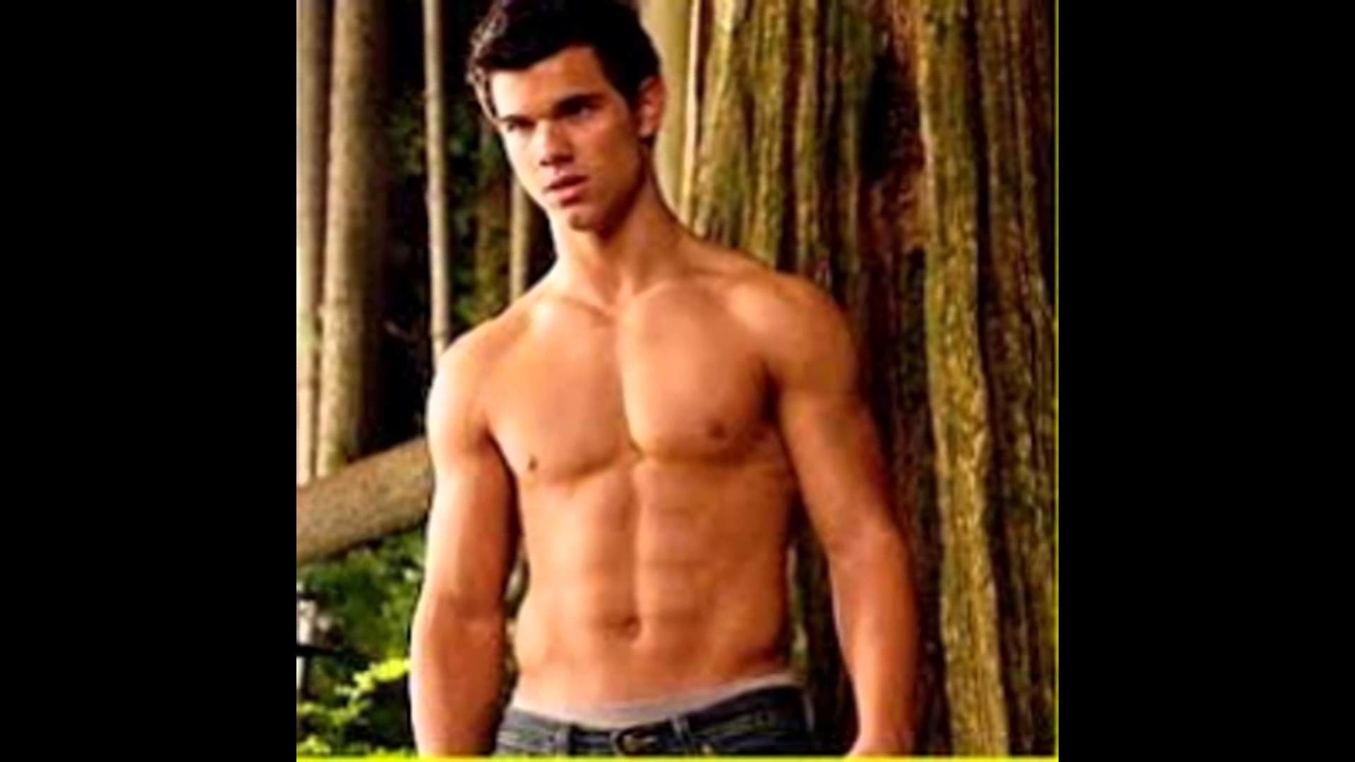 Taylor Lautner shirtless