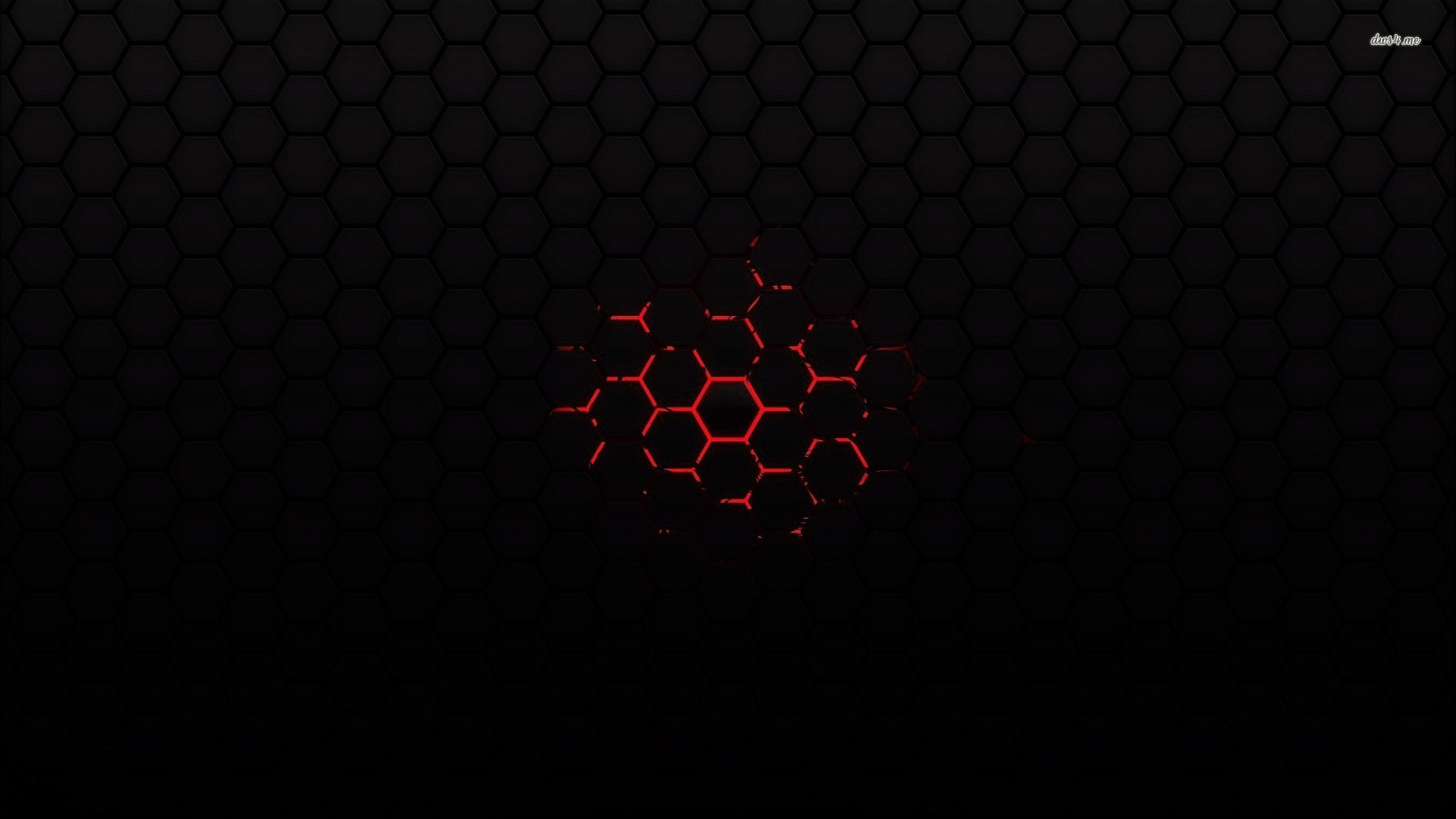 Red on black honeycomb pattern wallpaper 1280×800 Red on black