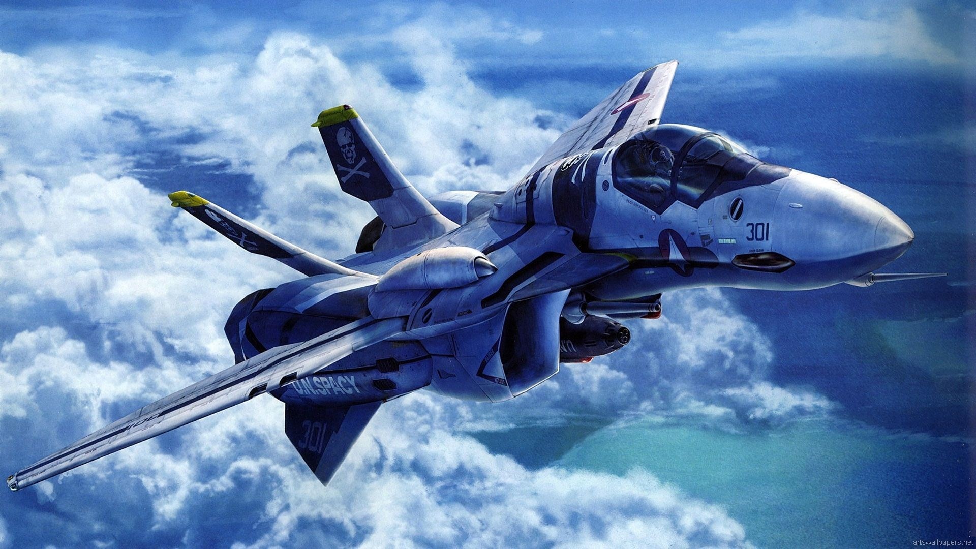 Airplanes Wallpapers, Aircraft, HD Wallpapers, un spacy fighter HD 1920 x 1080