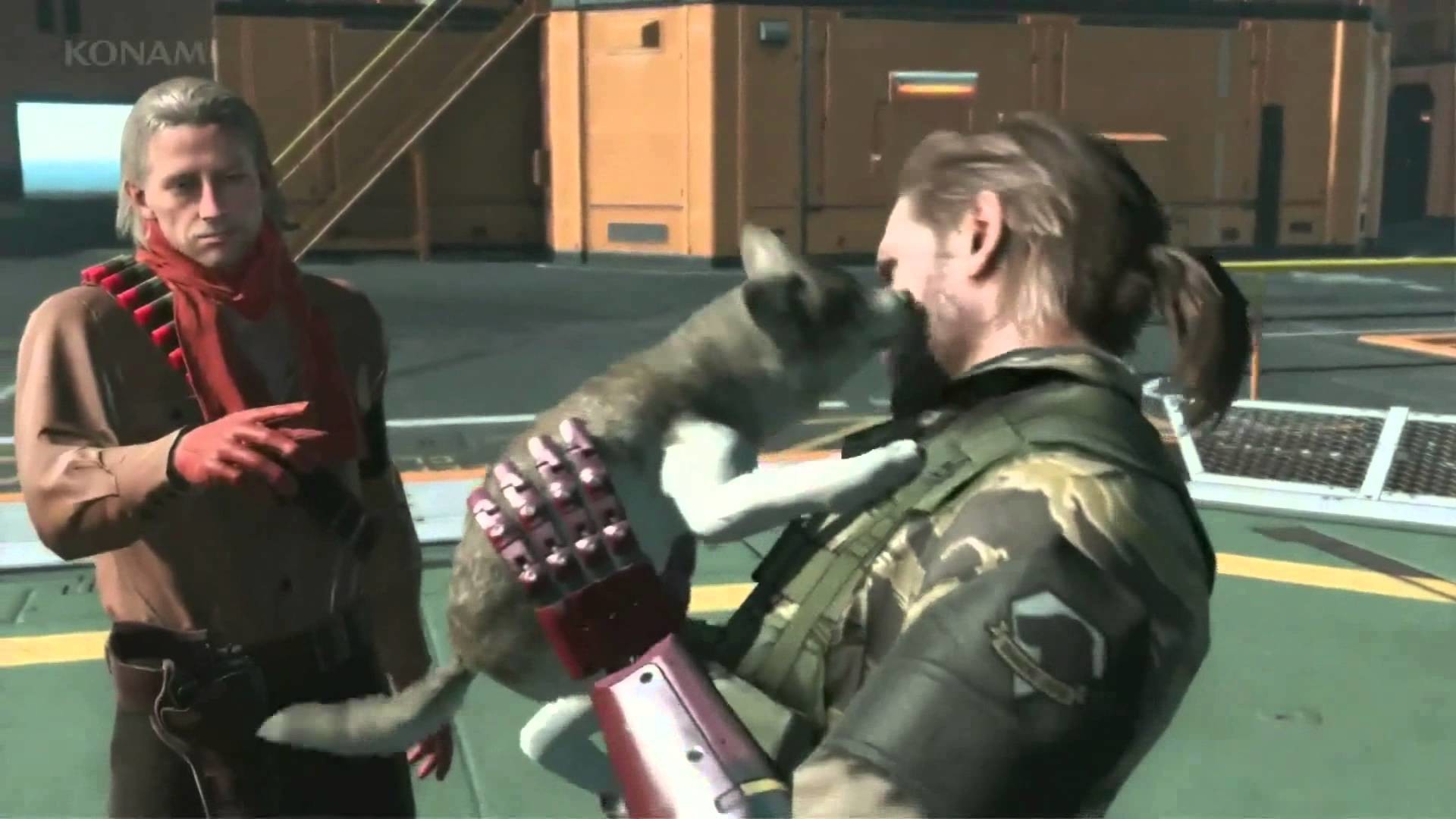 where is the dog in phantom pain