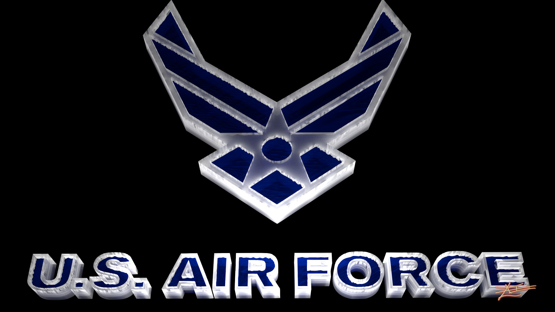0 Air Force Logo Wallpaper Air Force Logo Wallpaper