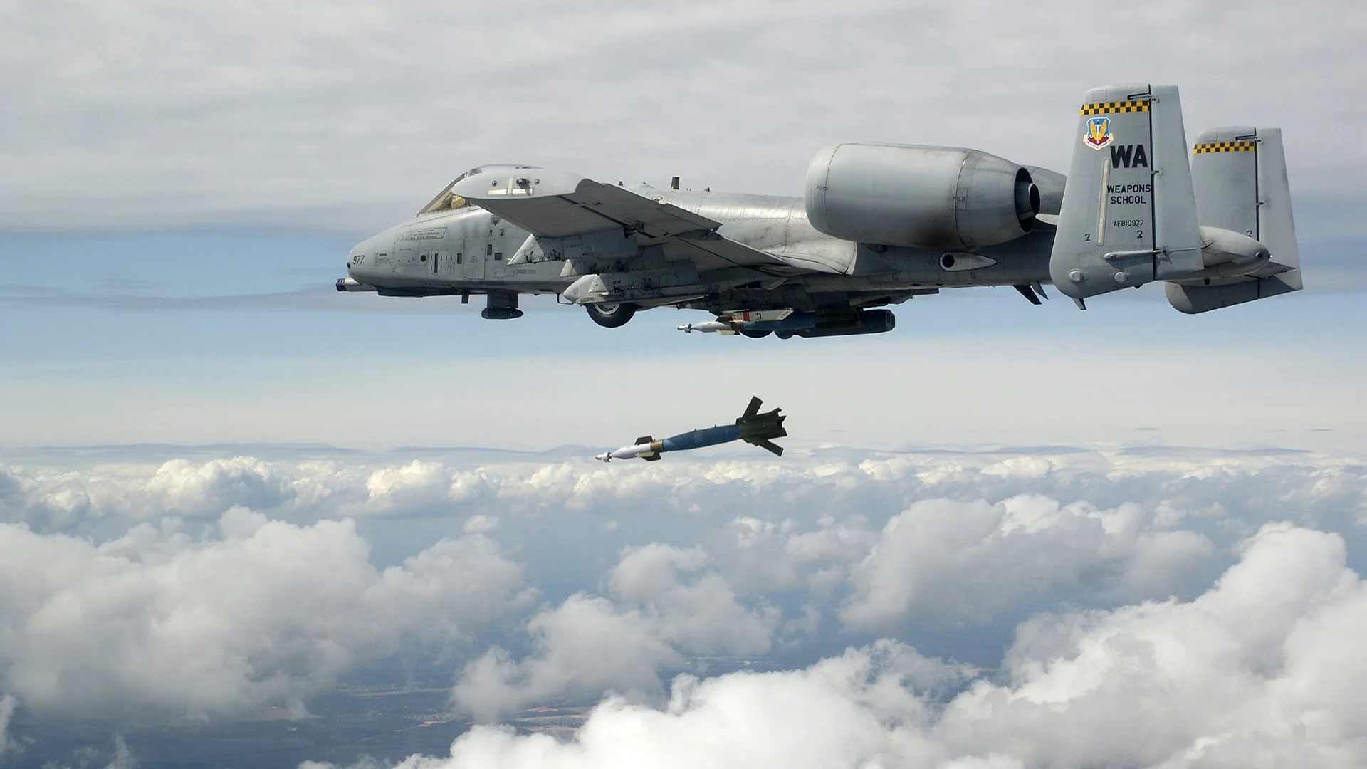 A10 Warthog Aircraft Bomb Planes Sky