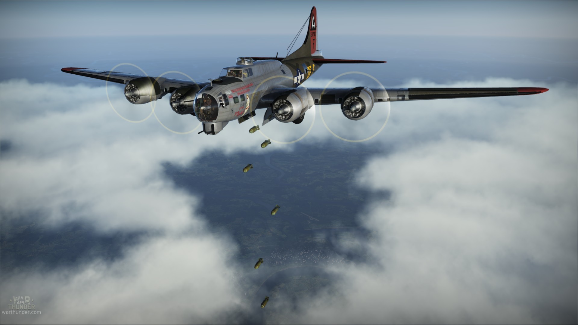 First Flight of the B 17