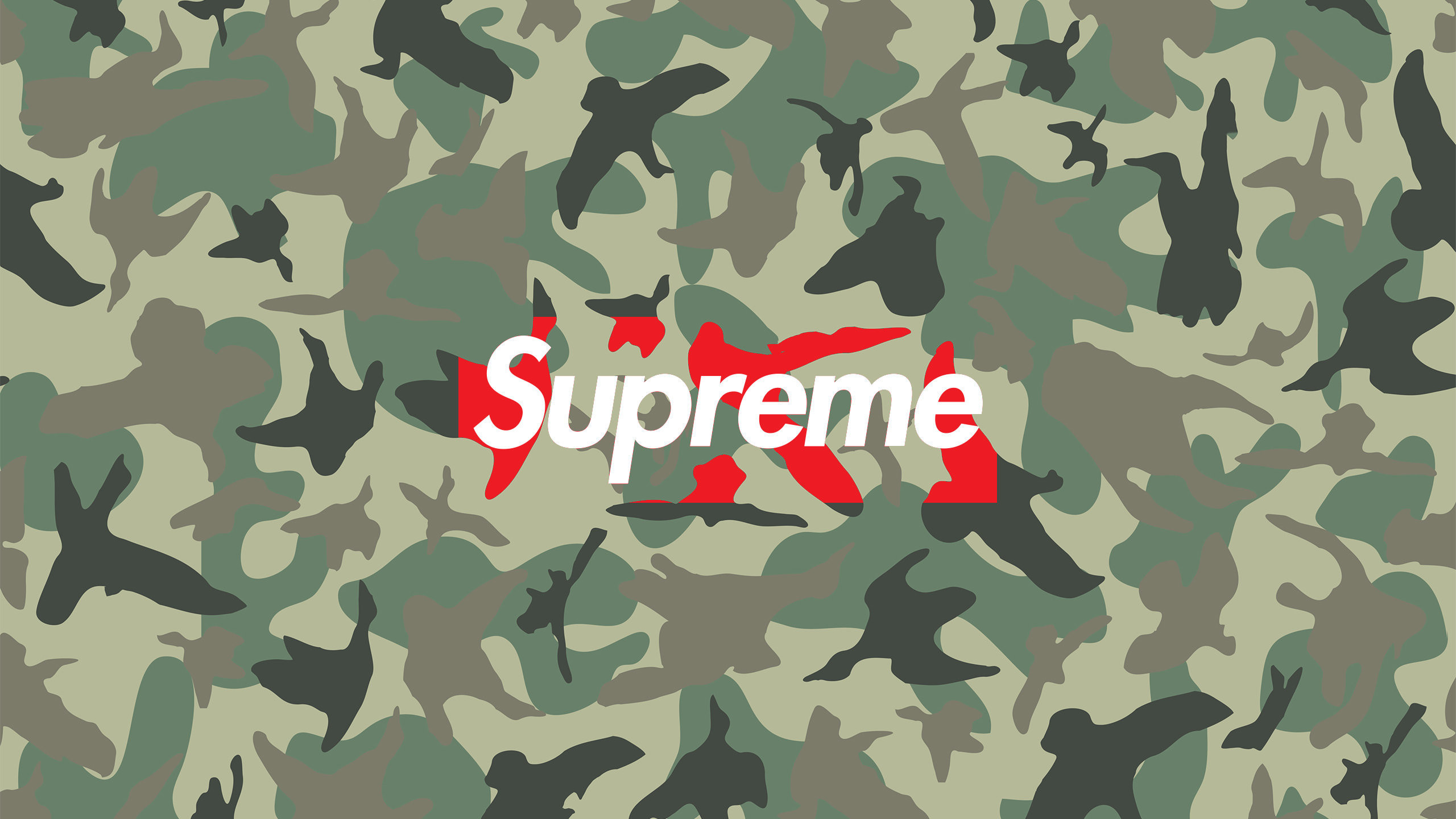 Download the Supreme Camo wallpaper below for your mobile device Android phones, iPhone etc.