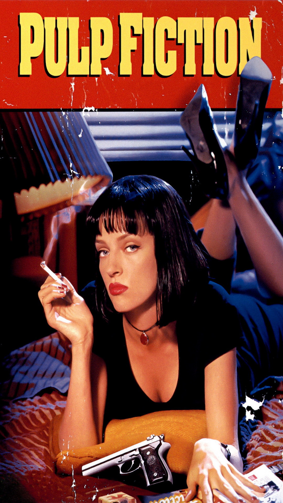 Movies Pulp Fiction Uma Thurman Colorful Quentin