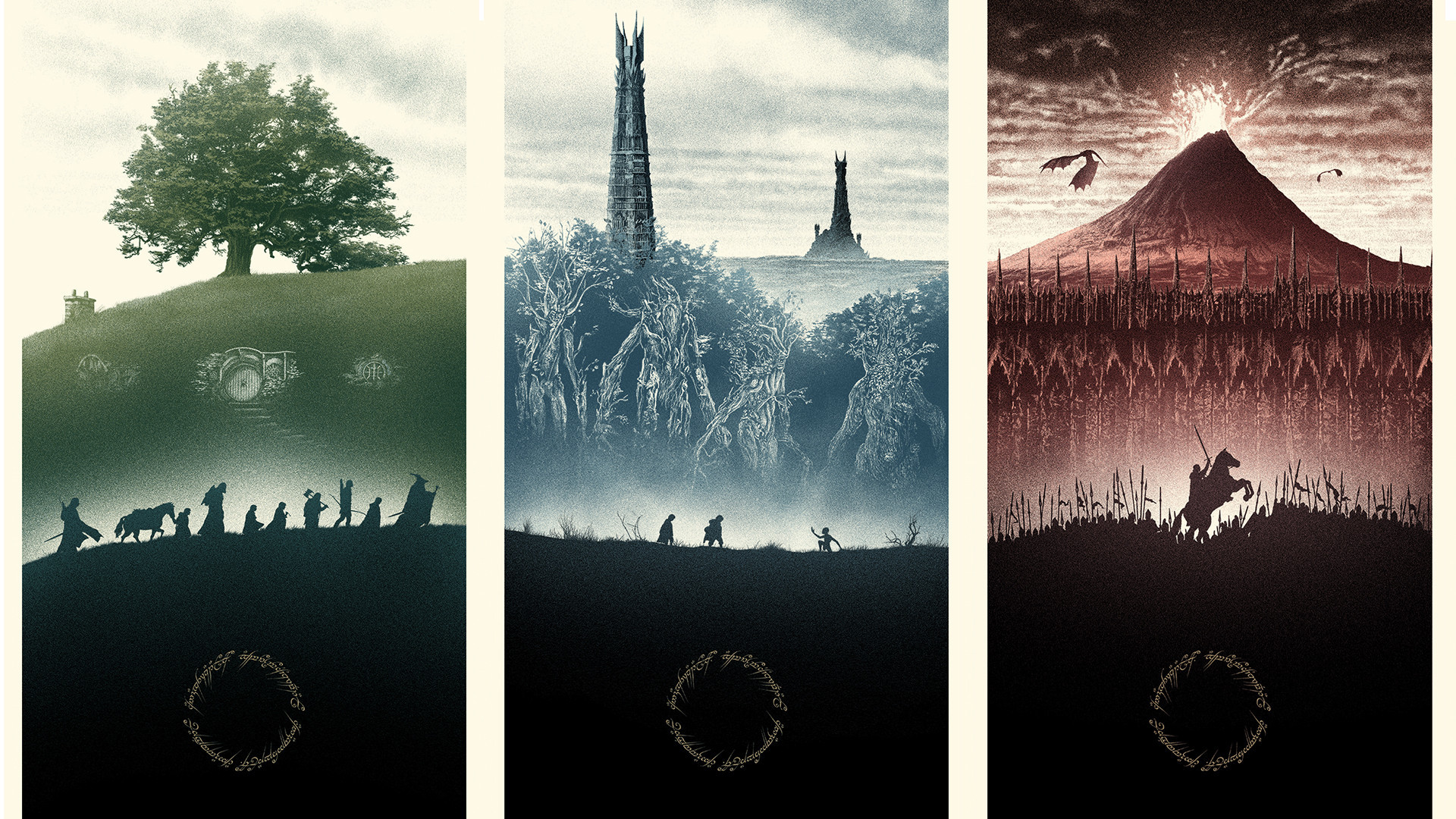 I love this Lord of the Rings wallpaper 1920×1080