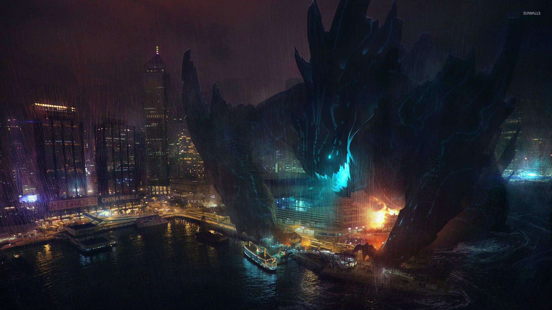 Kaiju in Pacific Rim wallpaper jpg