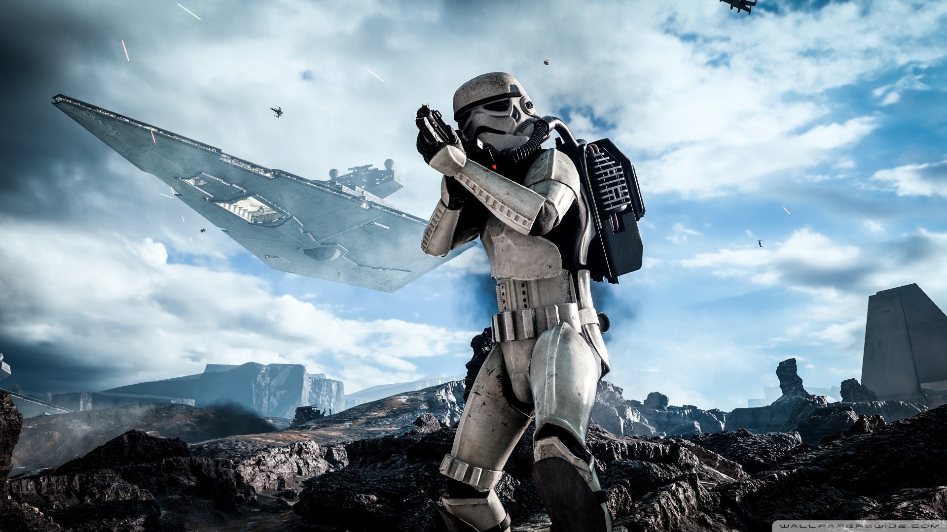 Star Wars Battlefront Stormtrooper HD Wide Wallpaper for Widescreen