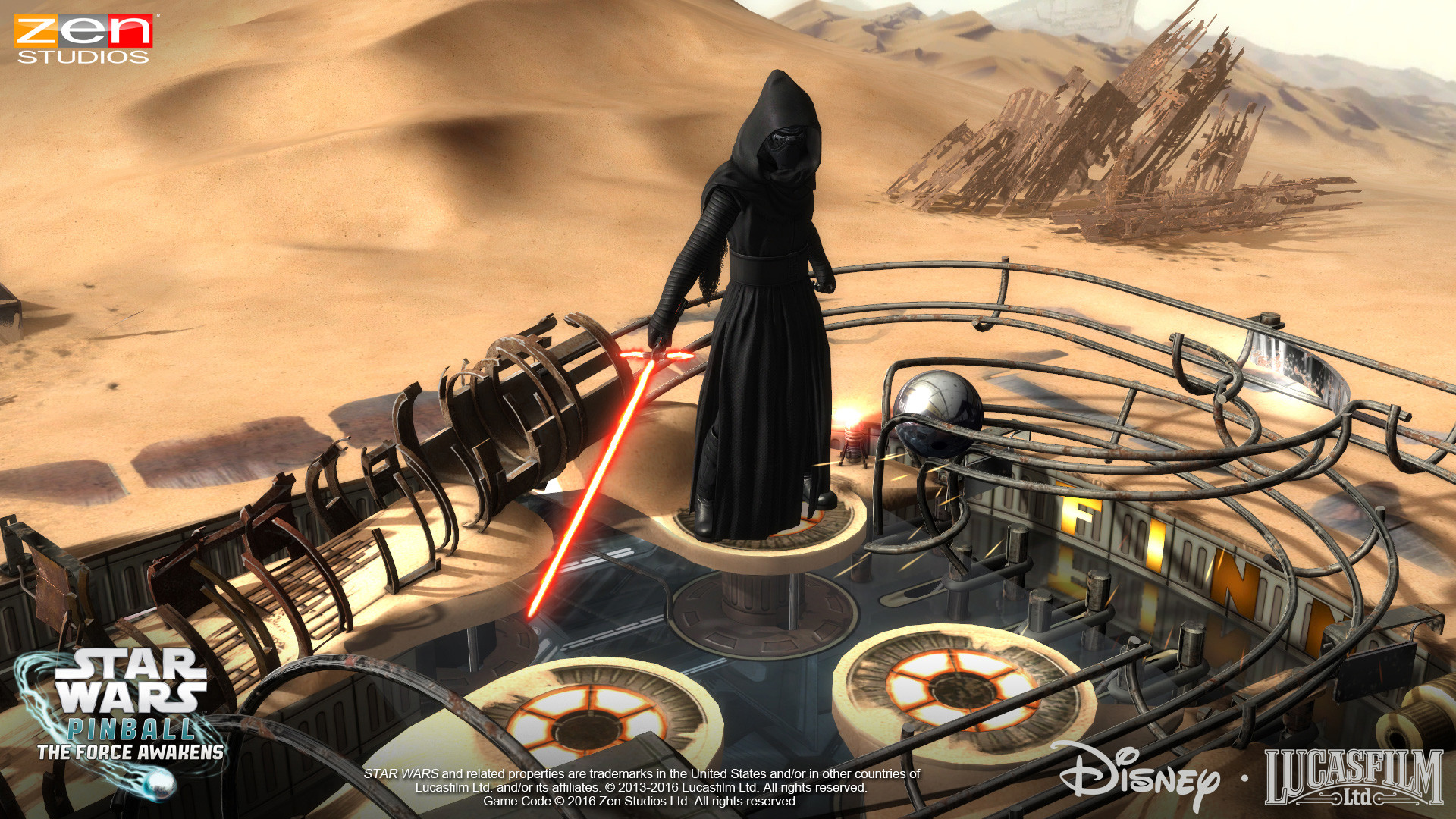 Star Wars Pinball Might of the First Order puts players in command of the First Order, tasked with extending its power to many planets in the galaxy