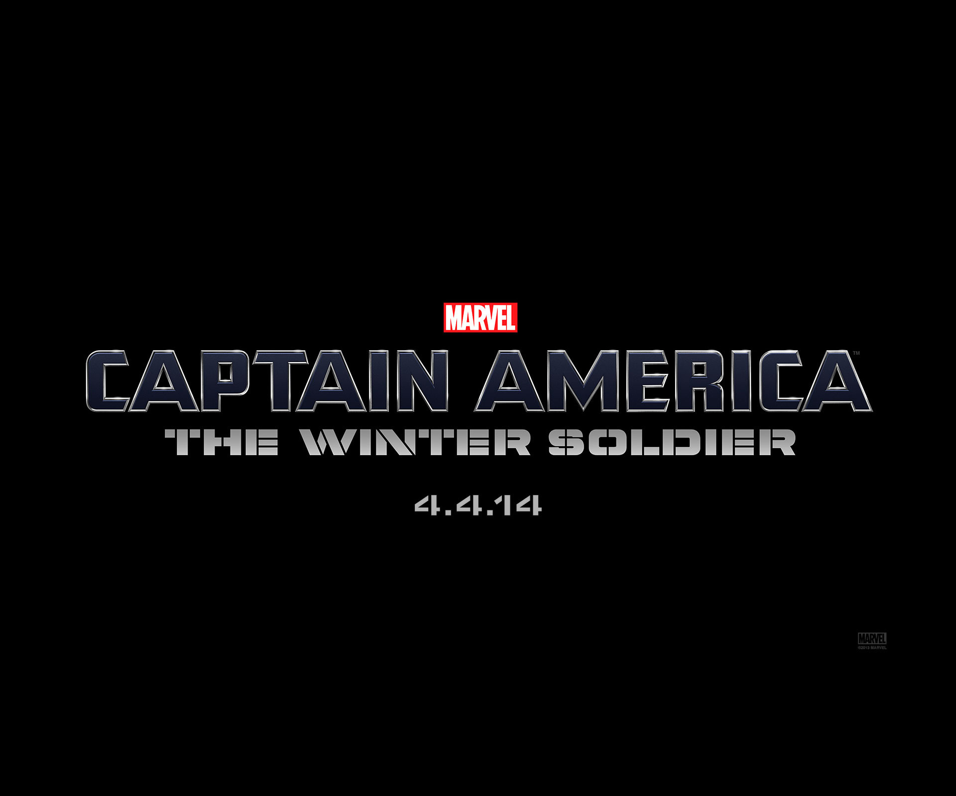 Captain America The Winter Soldier Logo Wallpaper