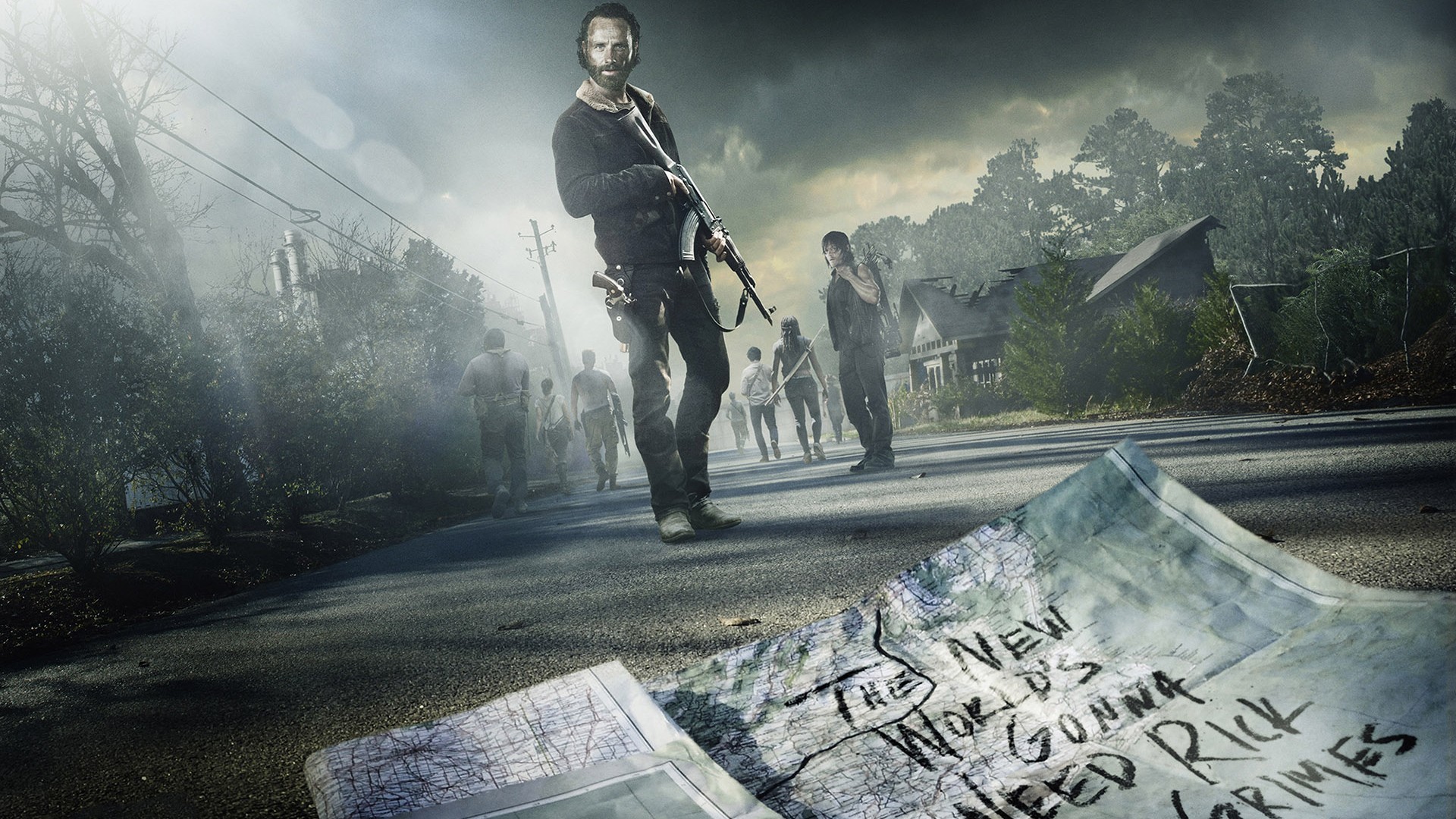 The Walking Dead Season 5 HD Wallpaper Stylish