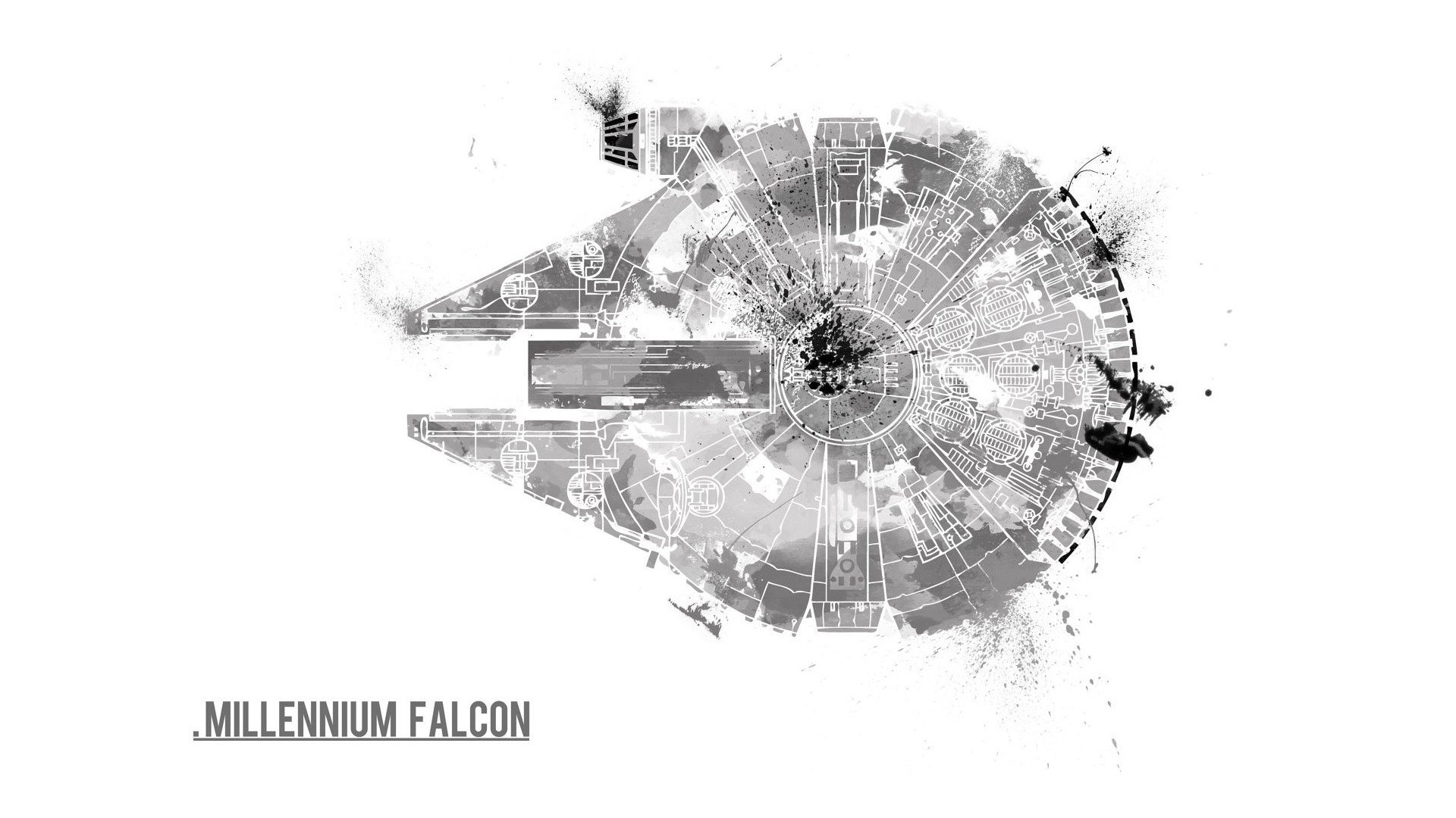 Millennium Falcon wallpaper by TyCran16  Download on ZEDGE  f267