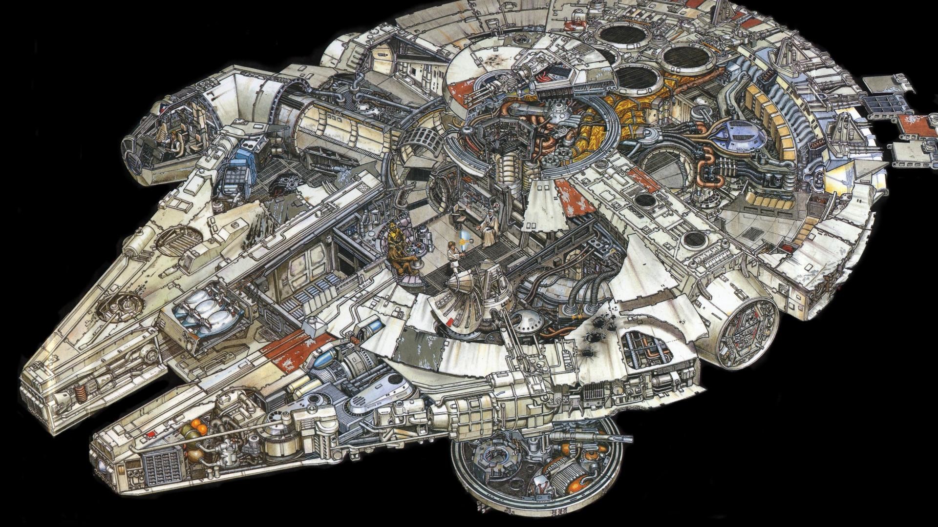 Star wars movies spaceships millenium falcon hd wallpaper .