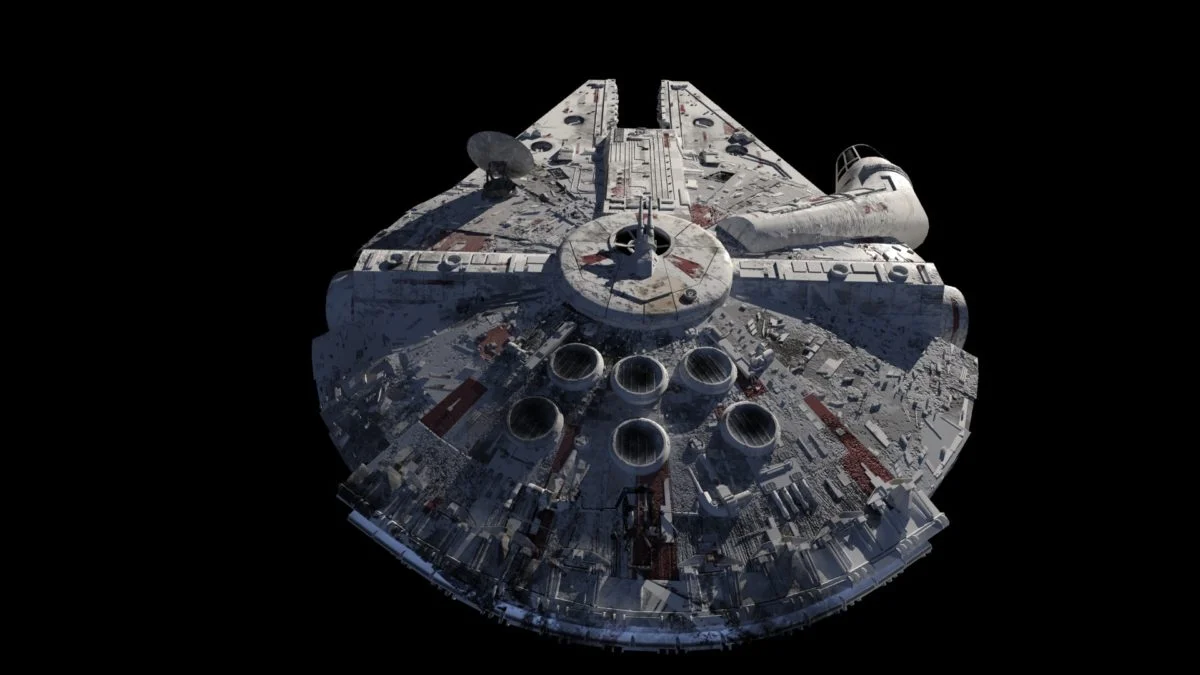 Millenium Falcon Back 3D by Teonardo Millenium Falcon Back 3D by Teonardo