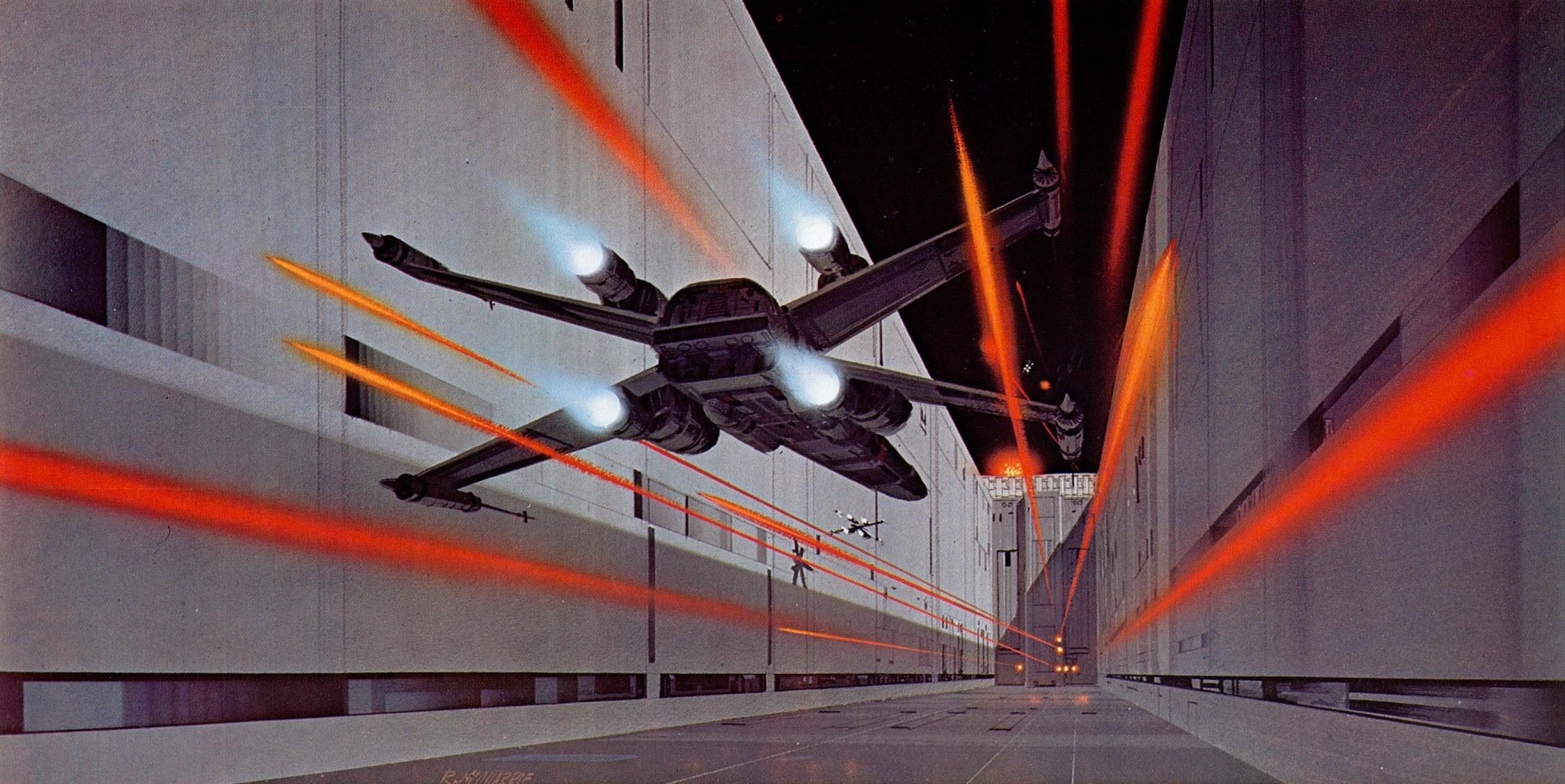 X-Wing-Vs-Death-Star-wallpaper