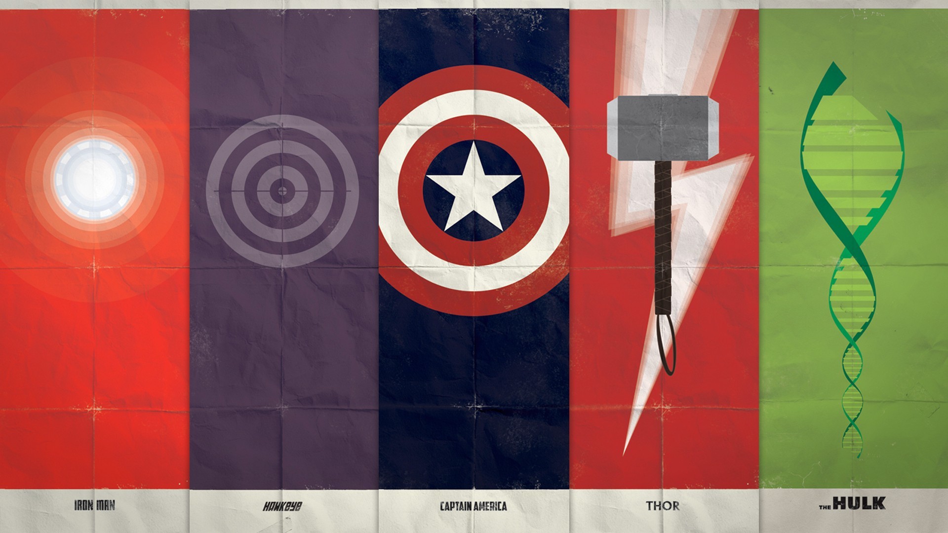 Arc Reactor Bullseye Comics Digital Art DNA Hero Marvel Mjolnir Shields  Superheroes Symbols The Avengers