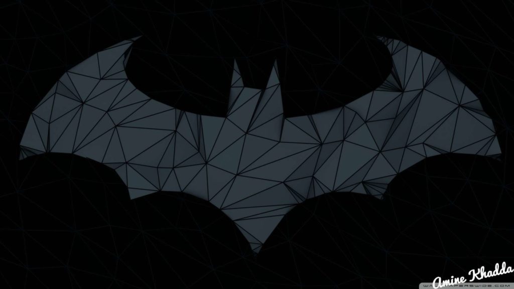 Wallpaper Batman Arkham Origins Low Poly Logo 2 Wallpaper 1080p Hd