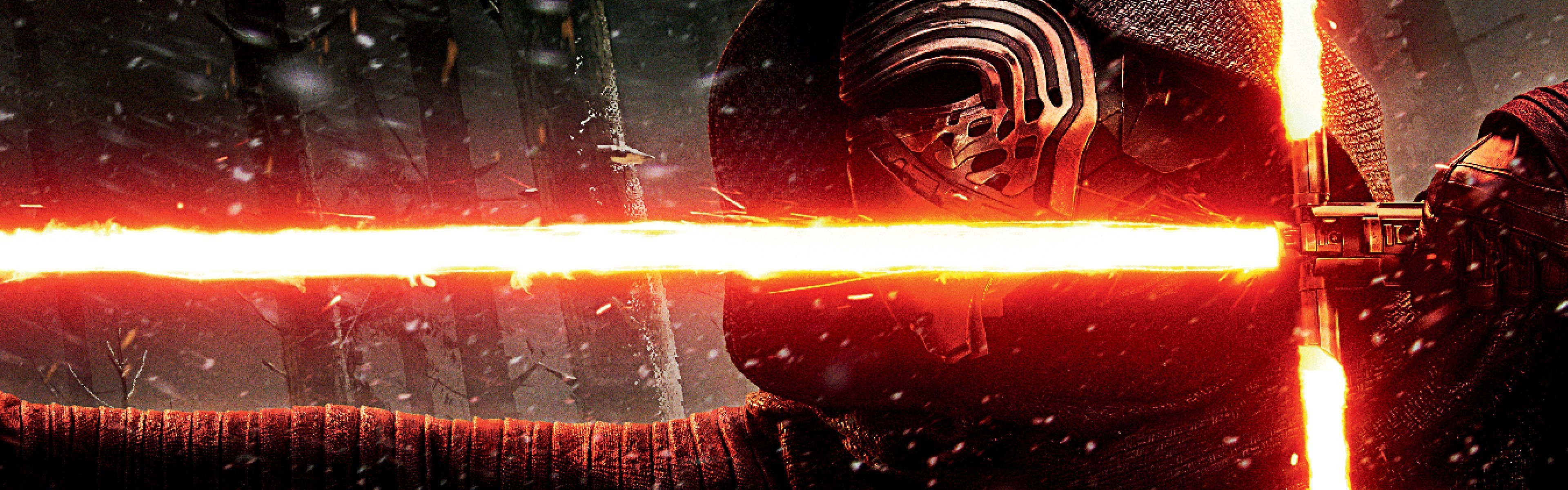 Kylo Ren, Lightsaber, Star Wars The Force Awakens, Movies Wallpapers HD / Desktop and Mobile Backgrounds