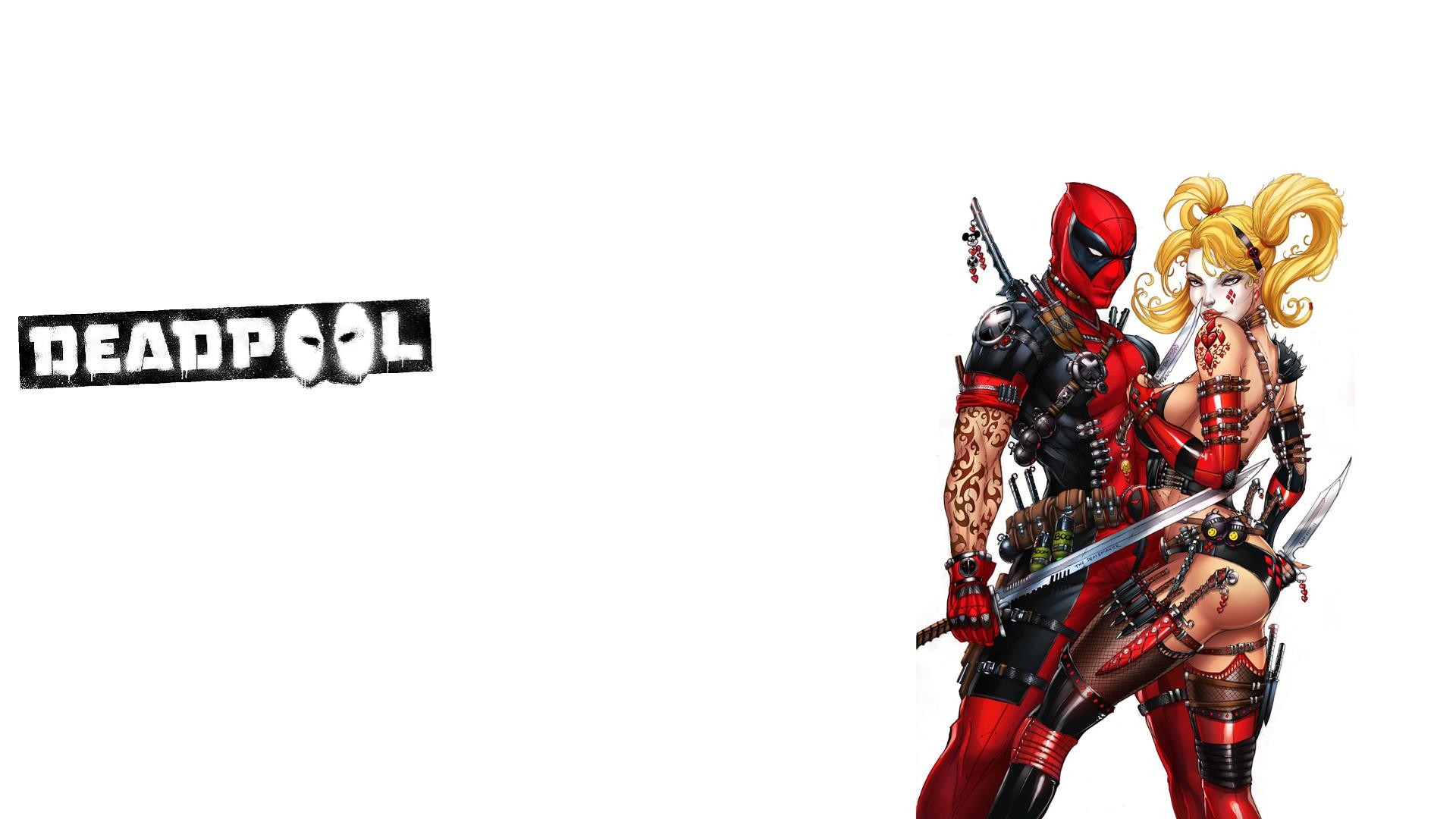 Image for Deadpool Harley Quinn Wallpaper HD 1080P
