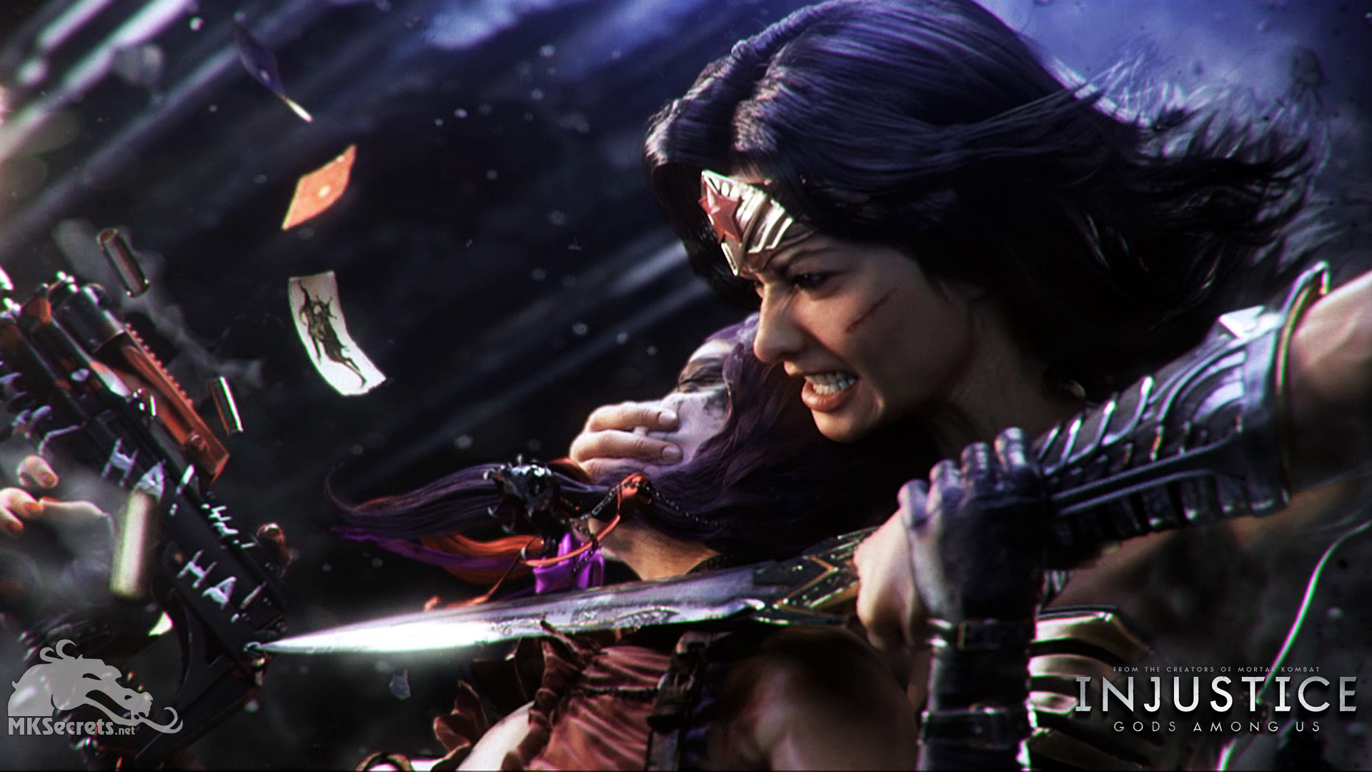 Injustice Gods Among Us – Wonder Woman and Harley Quinn Wallpaper
