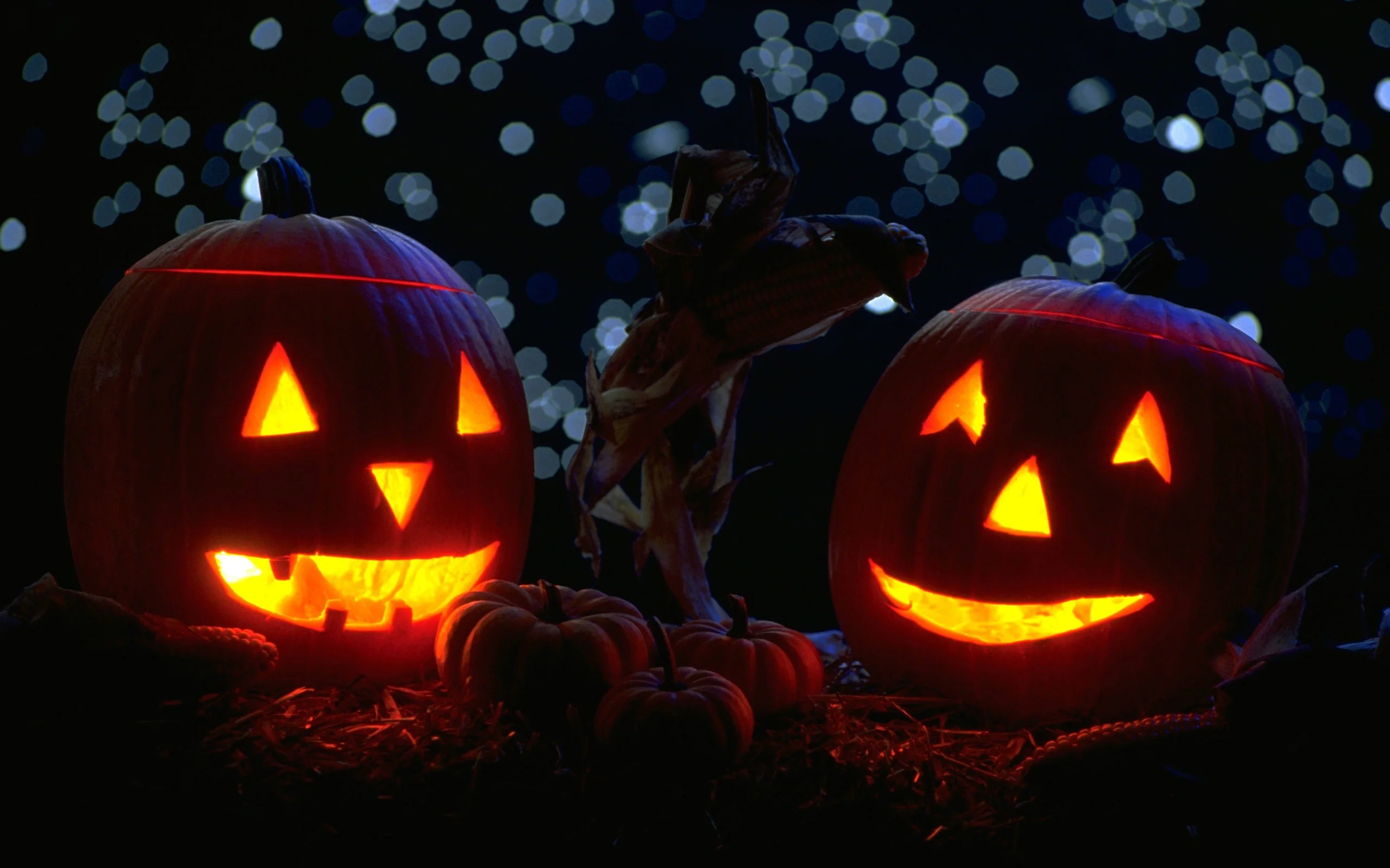 Scary Halloween Pumpkin Desktop Wallpaper