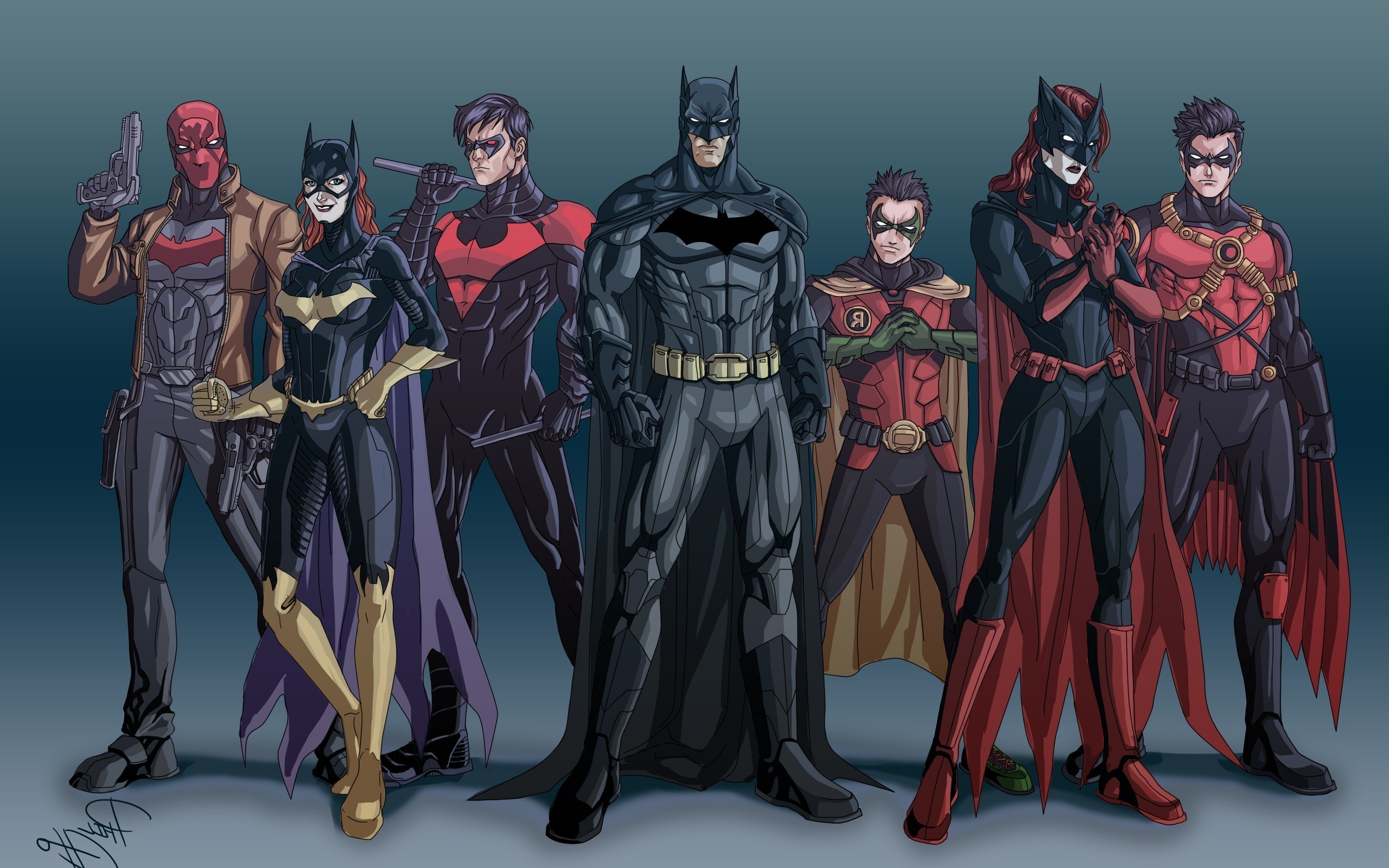 Batman, Batwoman, Robin character, Batgirl, Red Robin, Nightwing, Red Hood Wallpapers HD / Desktop and Mobile Backgrounds